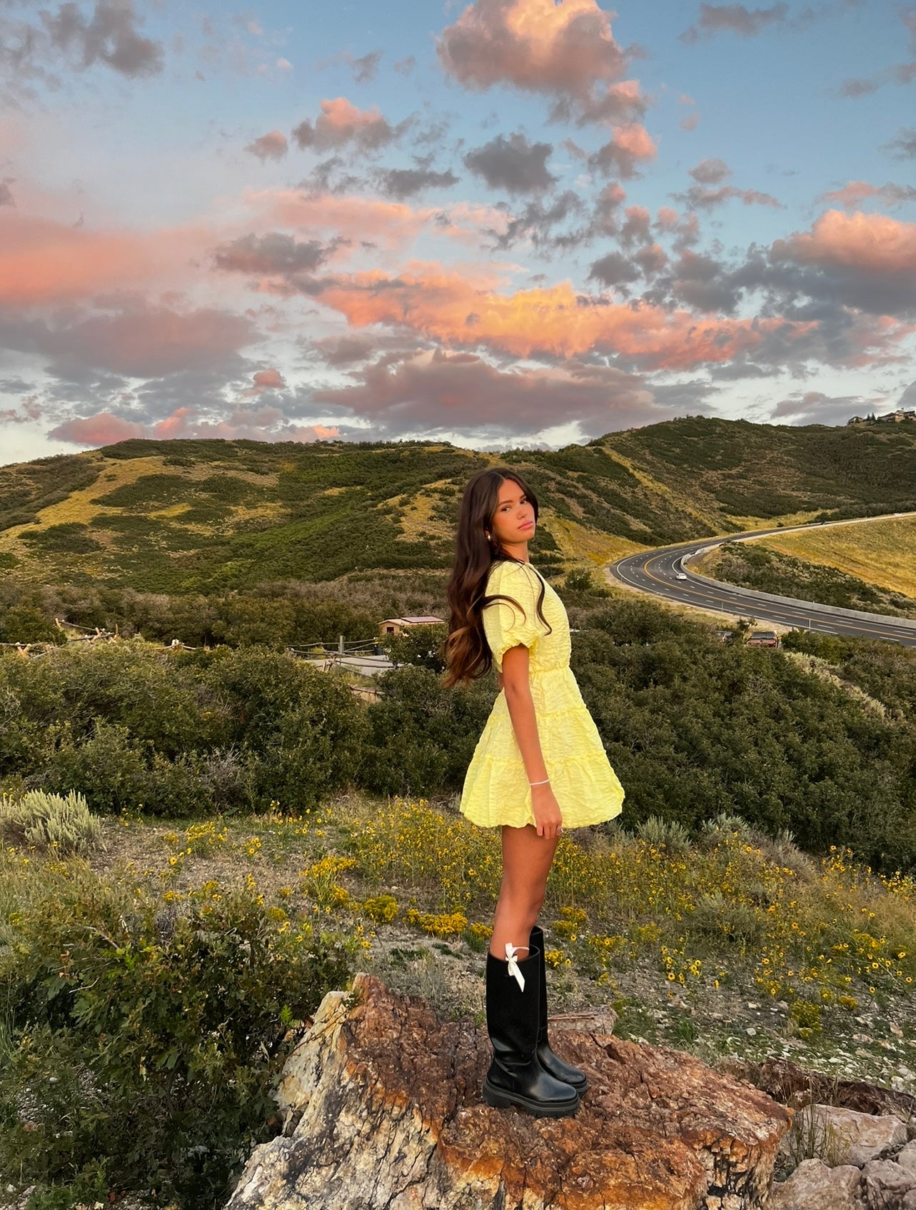 Sunday Lemon Puff Dress (Restock)