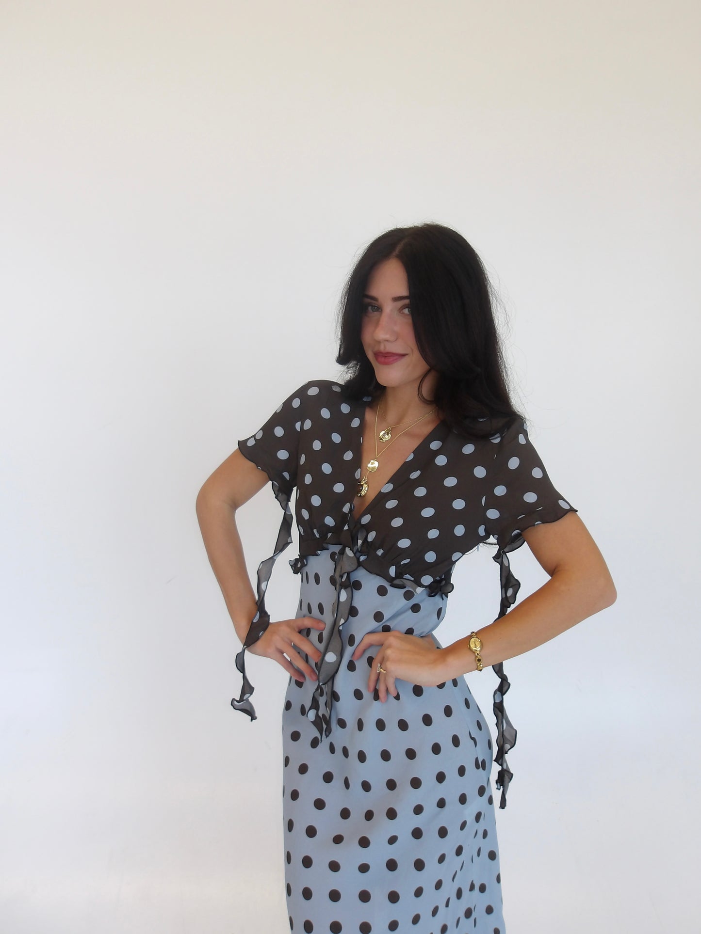 The Sunday Chocodot Maxi Dress