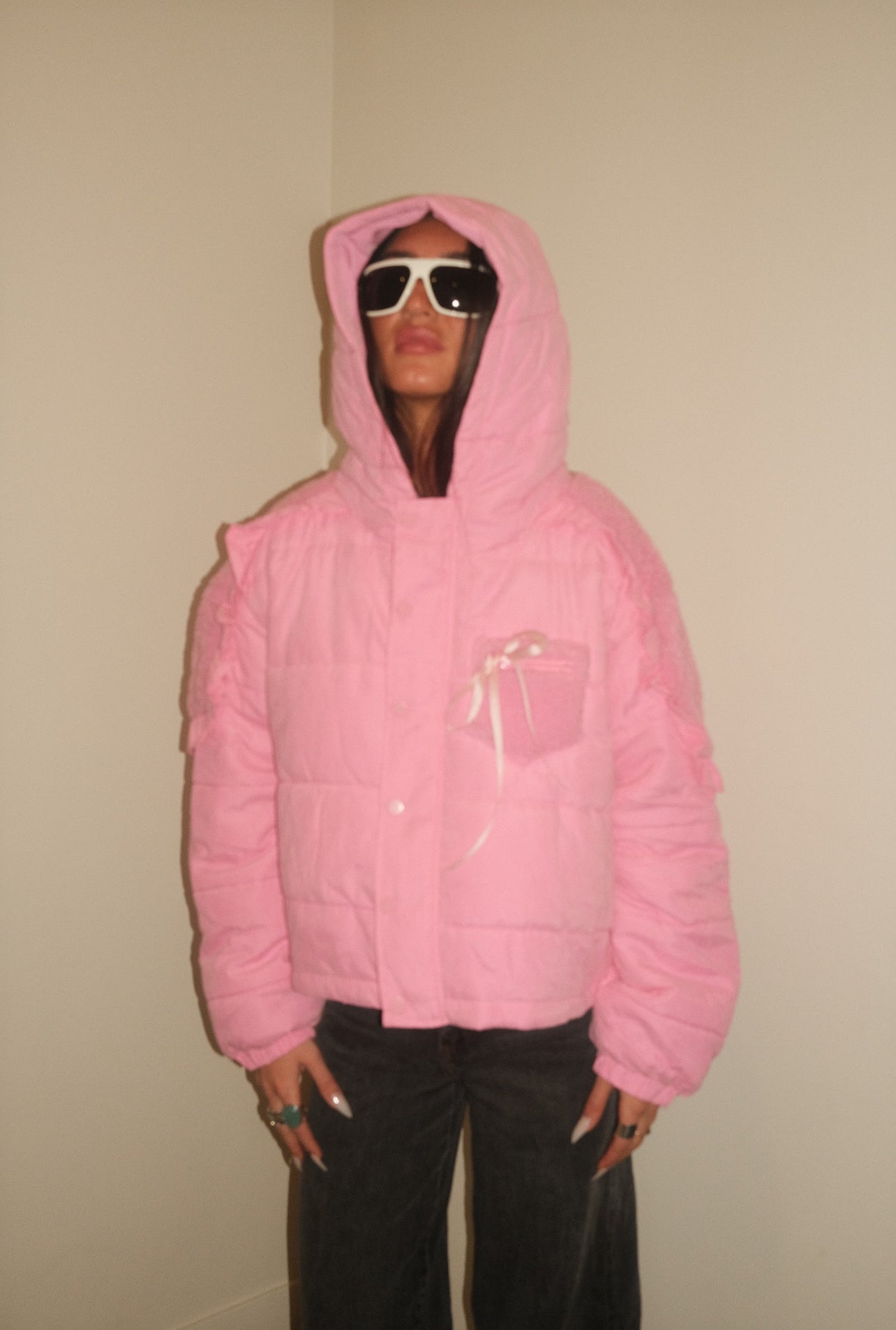 Riot Blushed Puff Jacket