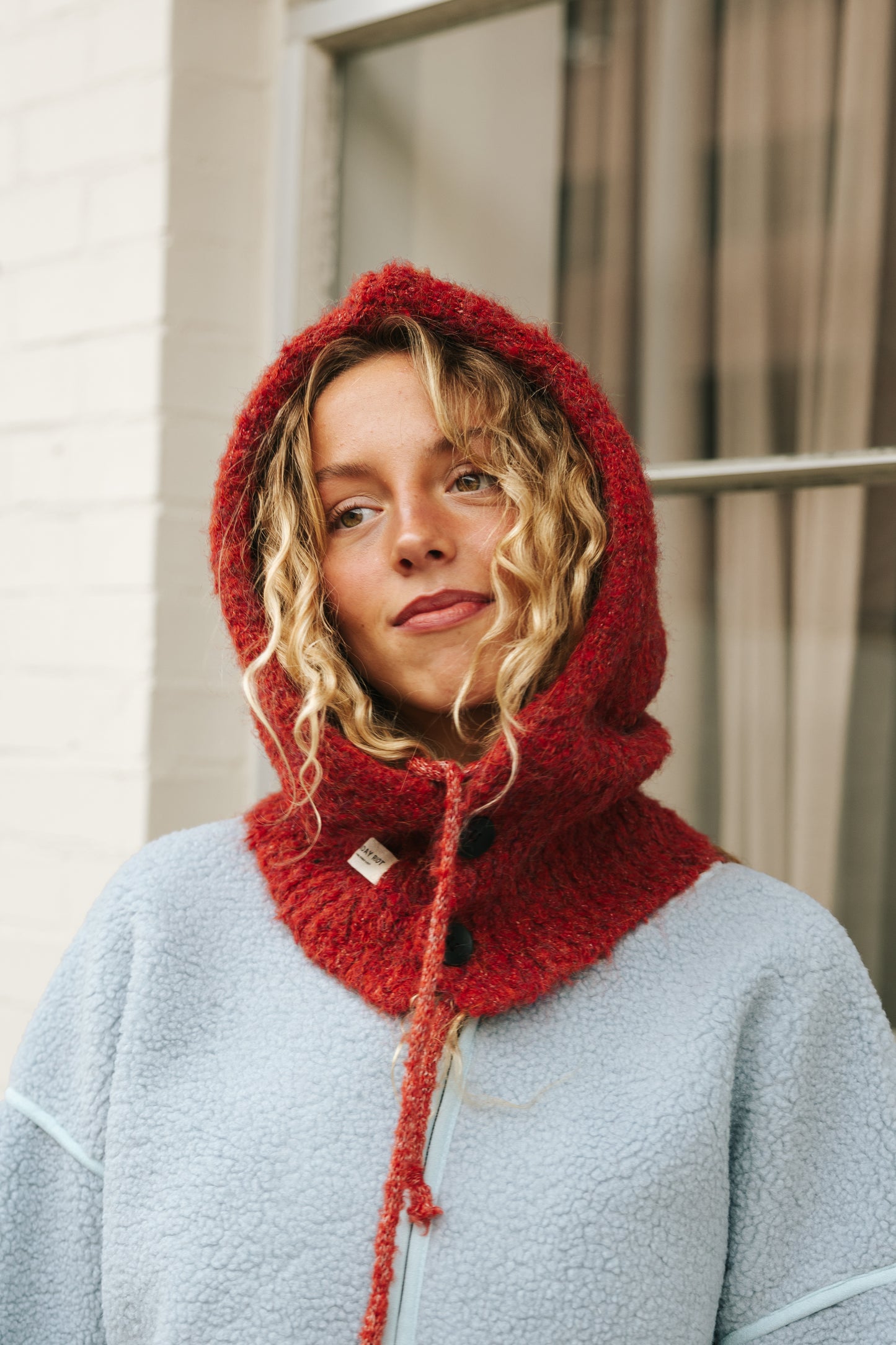 Riot Knit Balaclava in- Cherry (FALL RESTOCK PRE-ORDER)