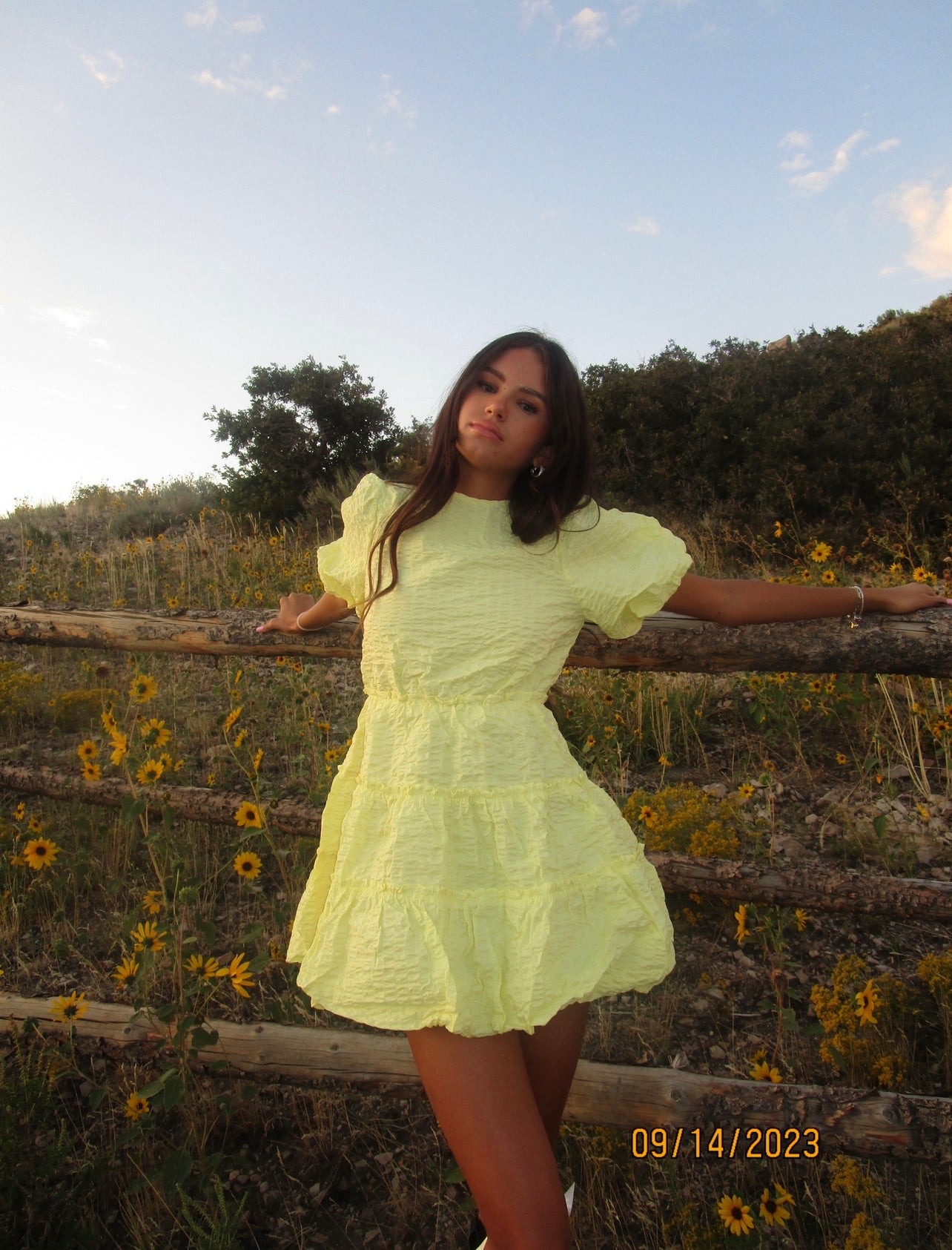 Sunday Lemon Puff Dress (Restock)