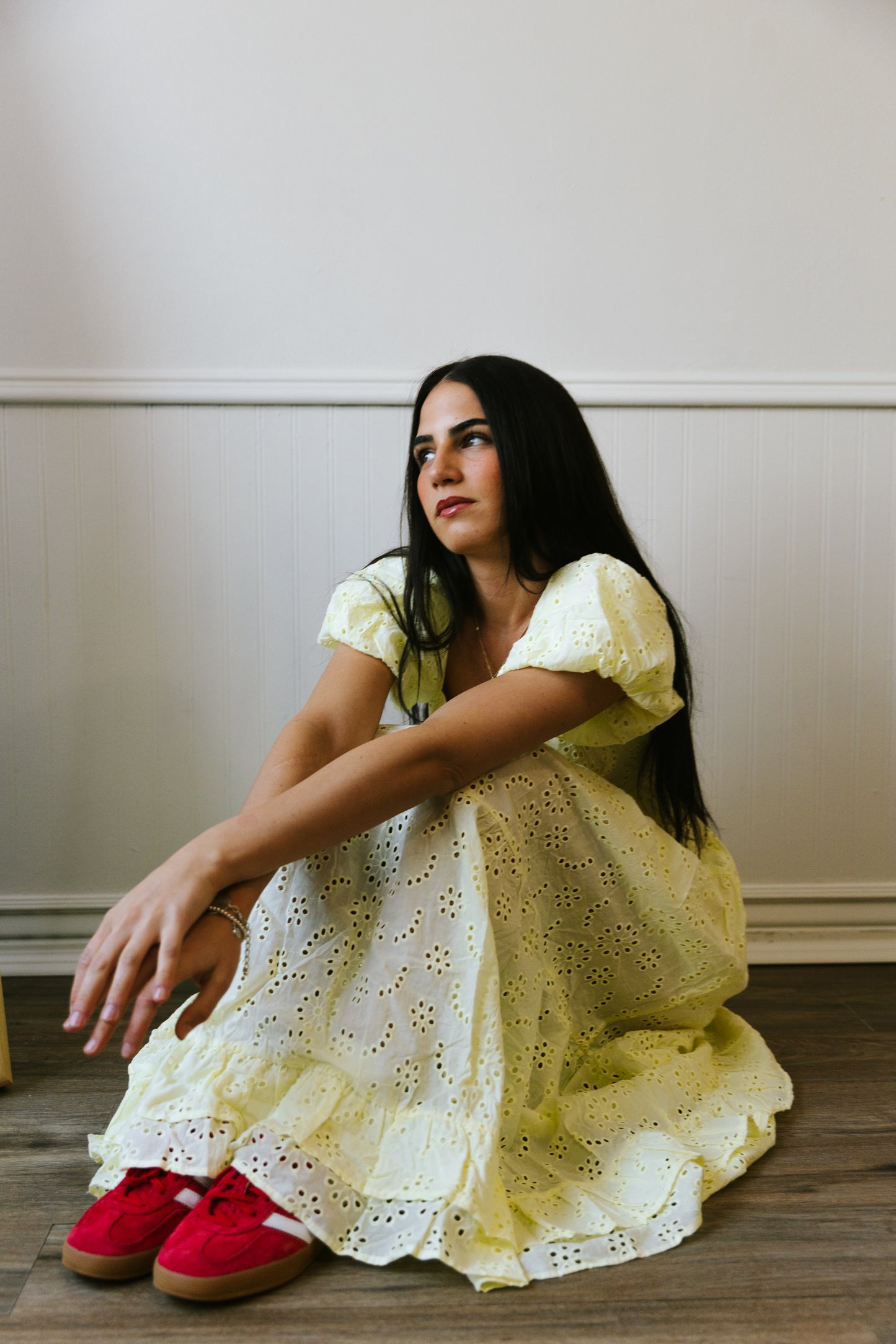 Sunday Lemon Puff Maxi Dress (FALL RESTOCK PRE-ORDER)