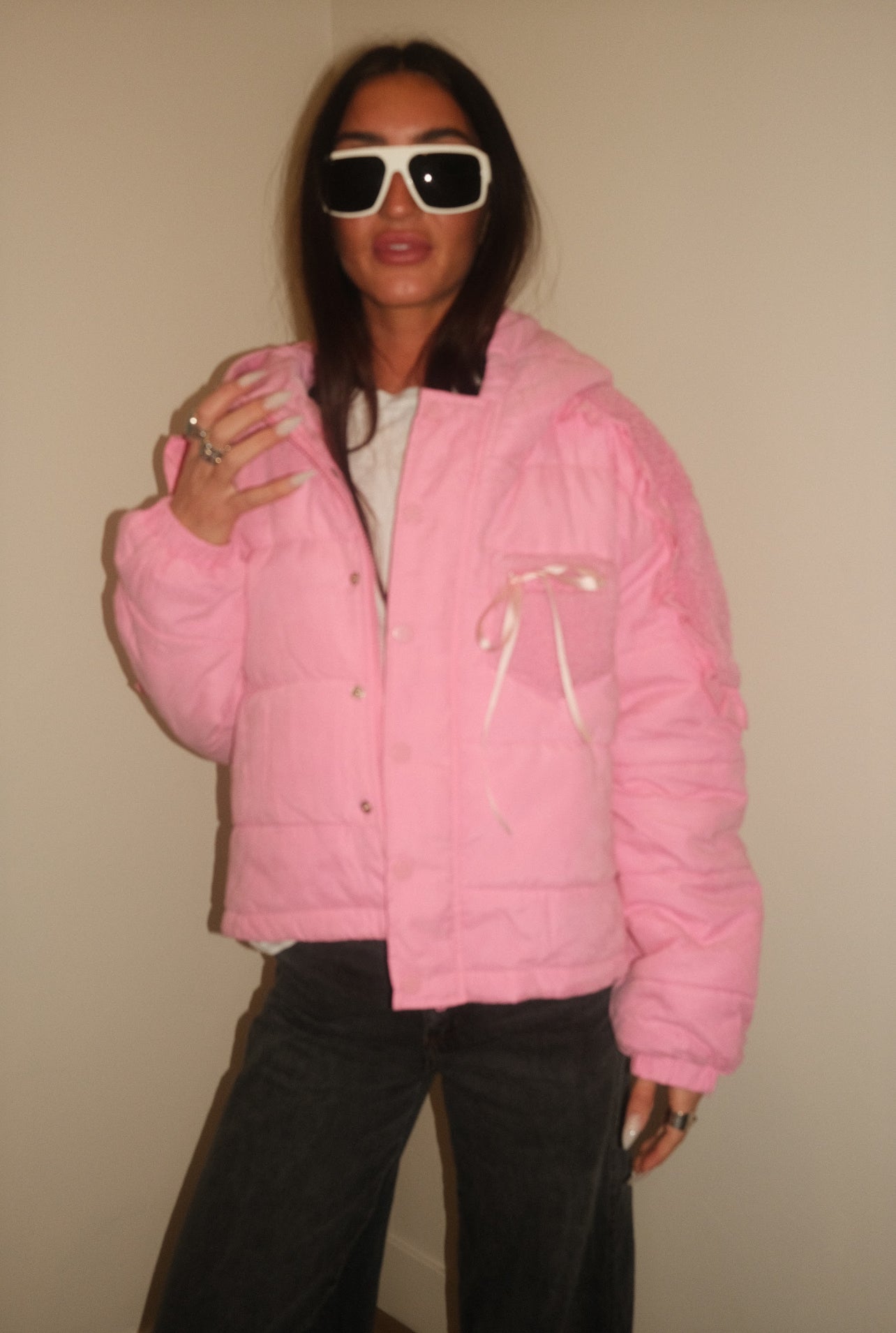 Riot Blushed Puff Jacket