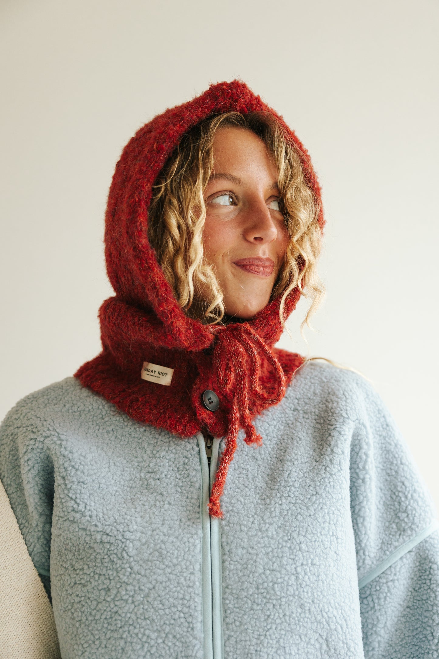 Riot Knit Balaclava in- Cherry (FALL RESTOCK PRE-ORDER)