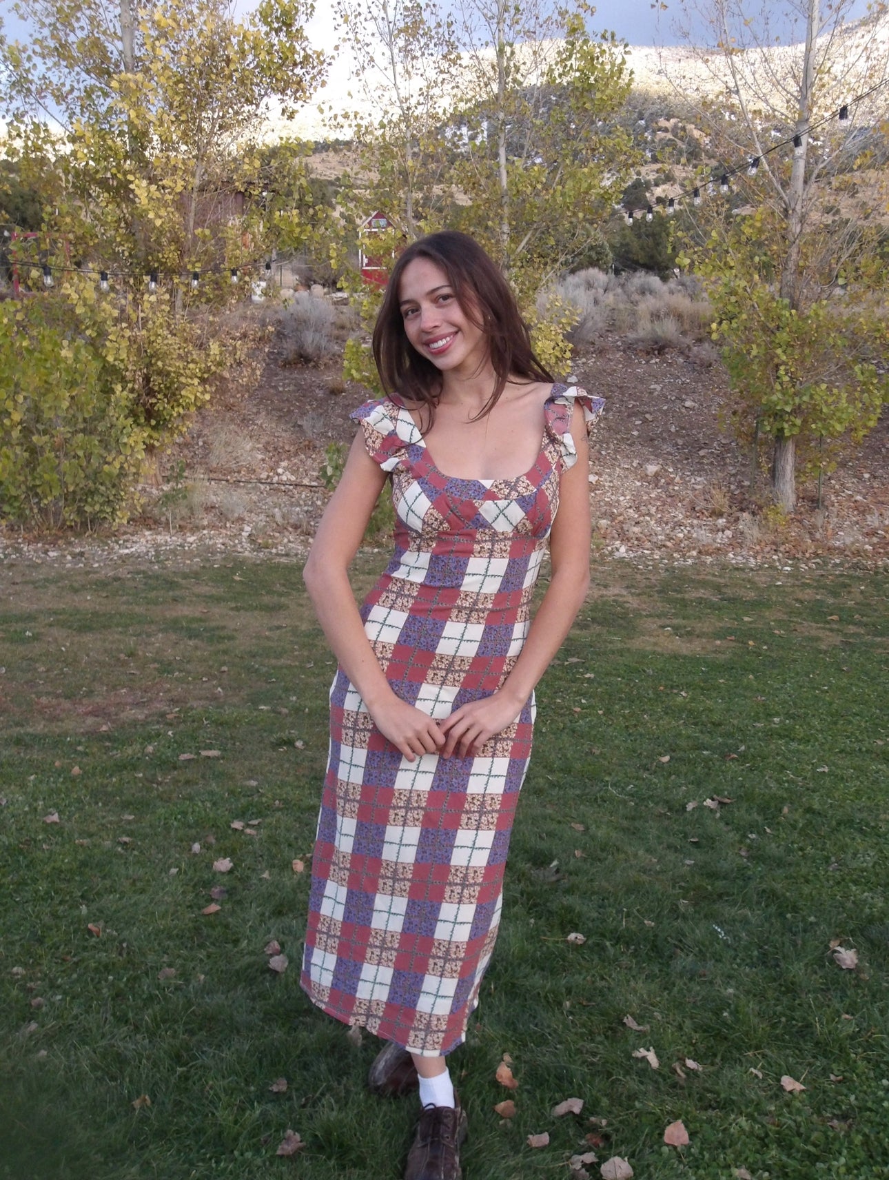 Sunday Patched Petals Dress