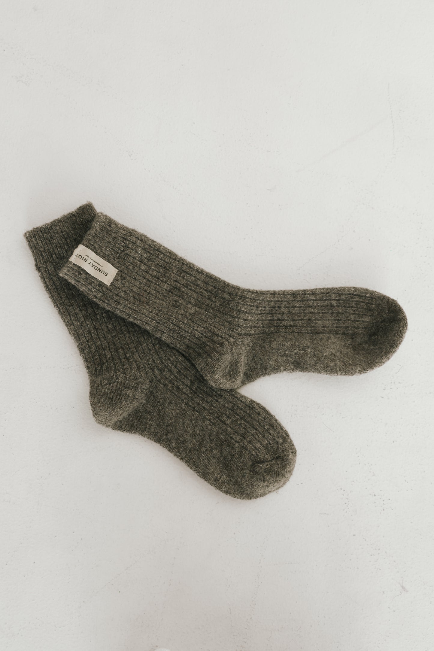 Riot Club Socks in- Neutral Gray (FALL RESTOCK PRE-ORDER)