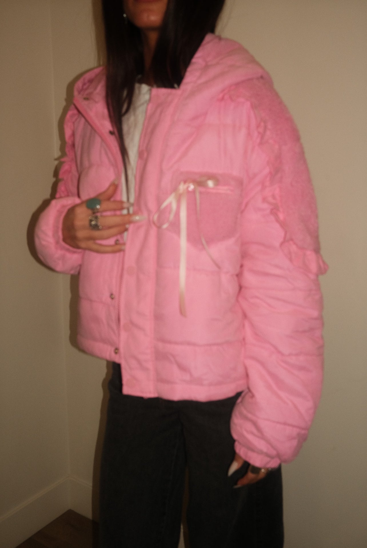 Riot Blushed Puff Jacket