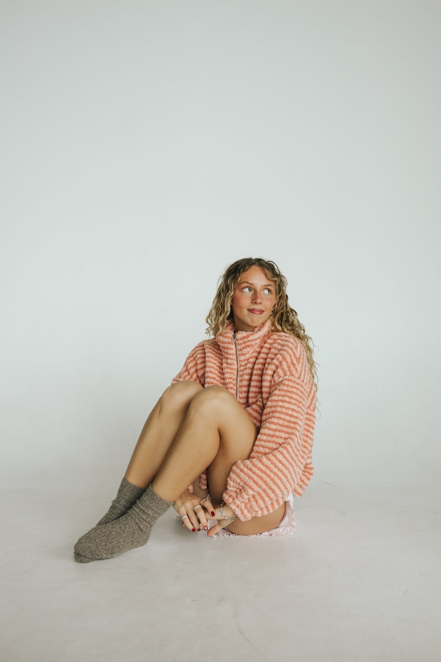 Riot Fuzzy Striped Sherpa (FALL RESTOCK PRE-ORDER)