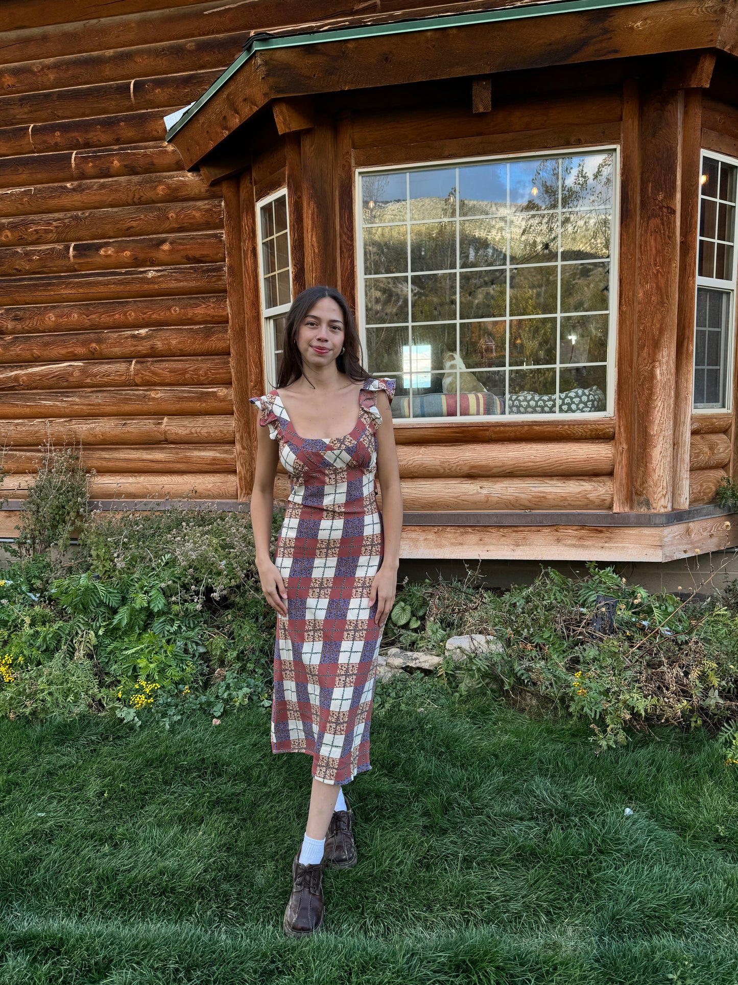 Sunday Patched Petals Dress