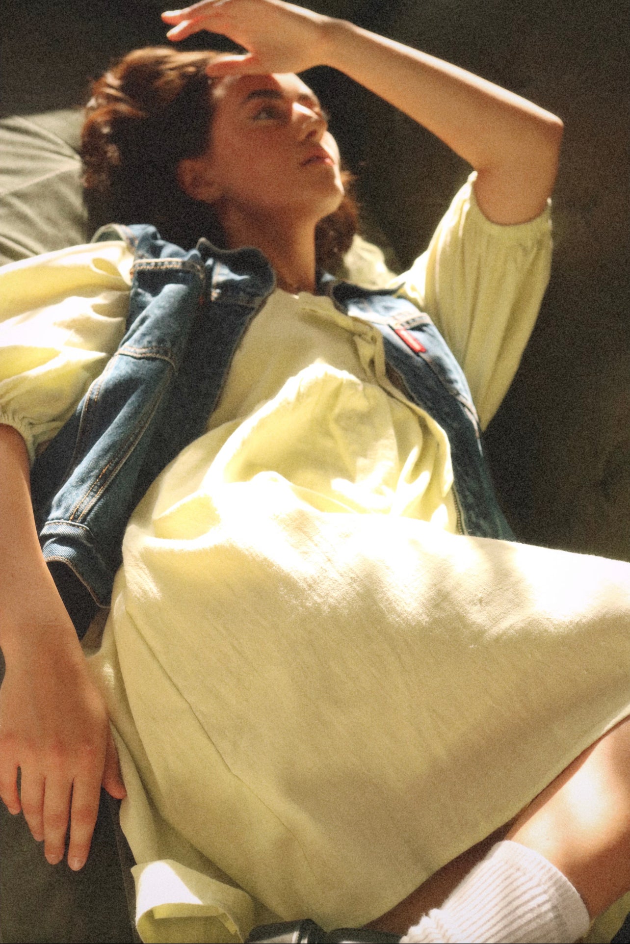 Sunday Crispy Leaf Bow Dress