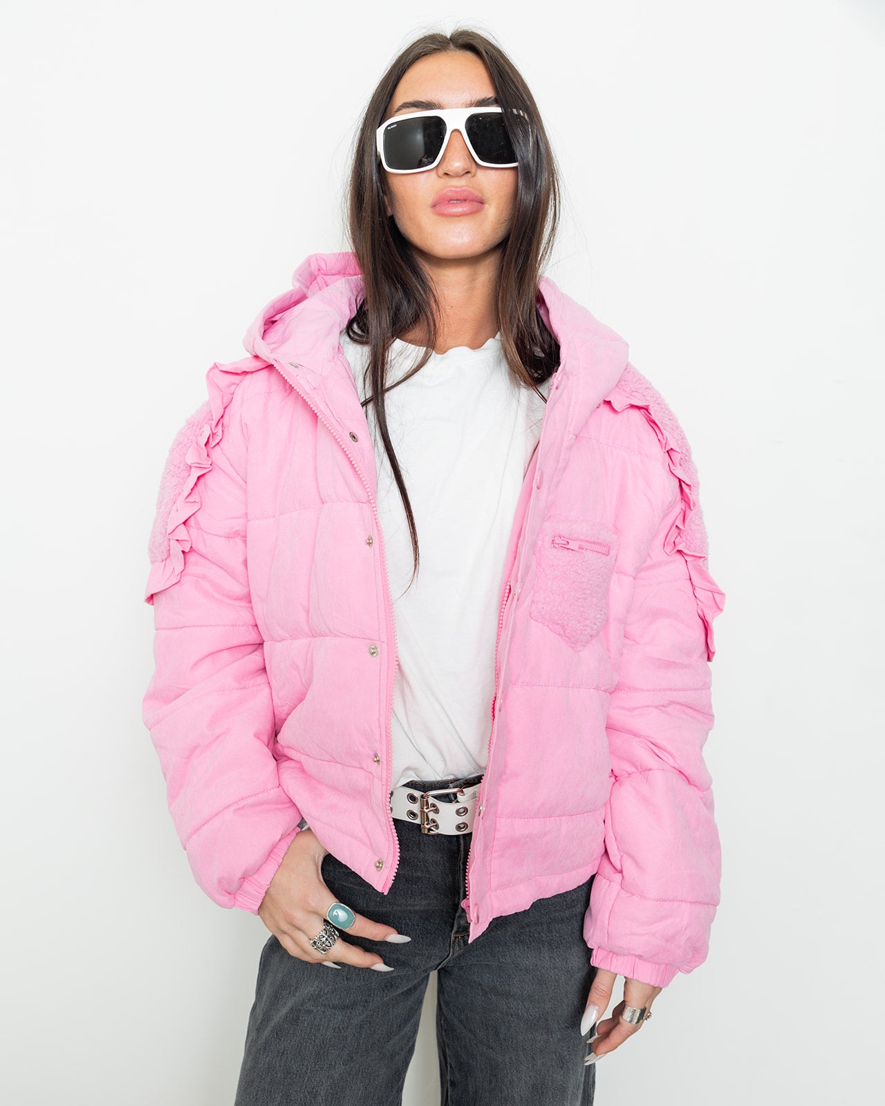 Riot Blushed Puff Jacket