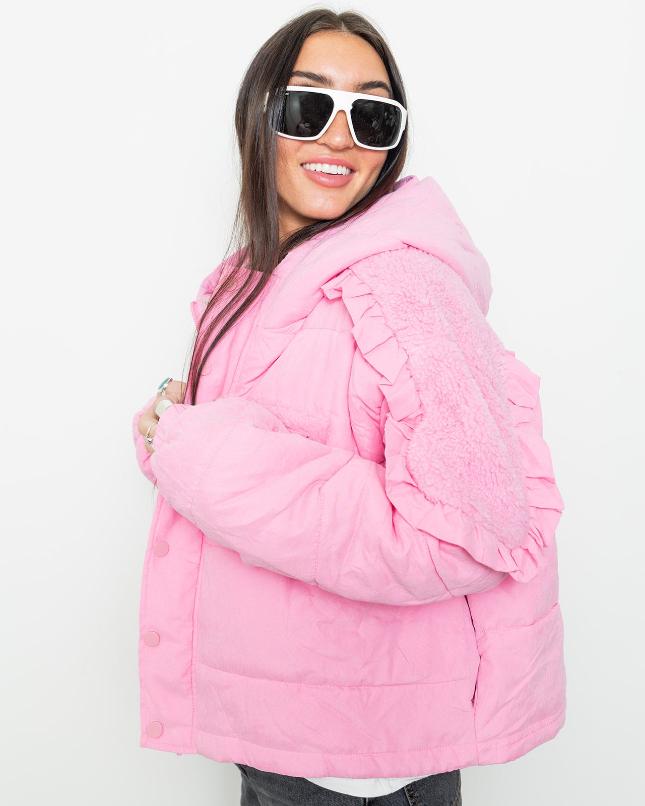 Riot Blushed Puff Jacket