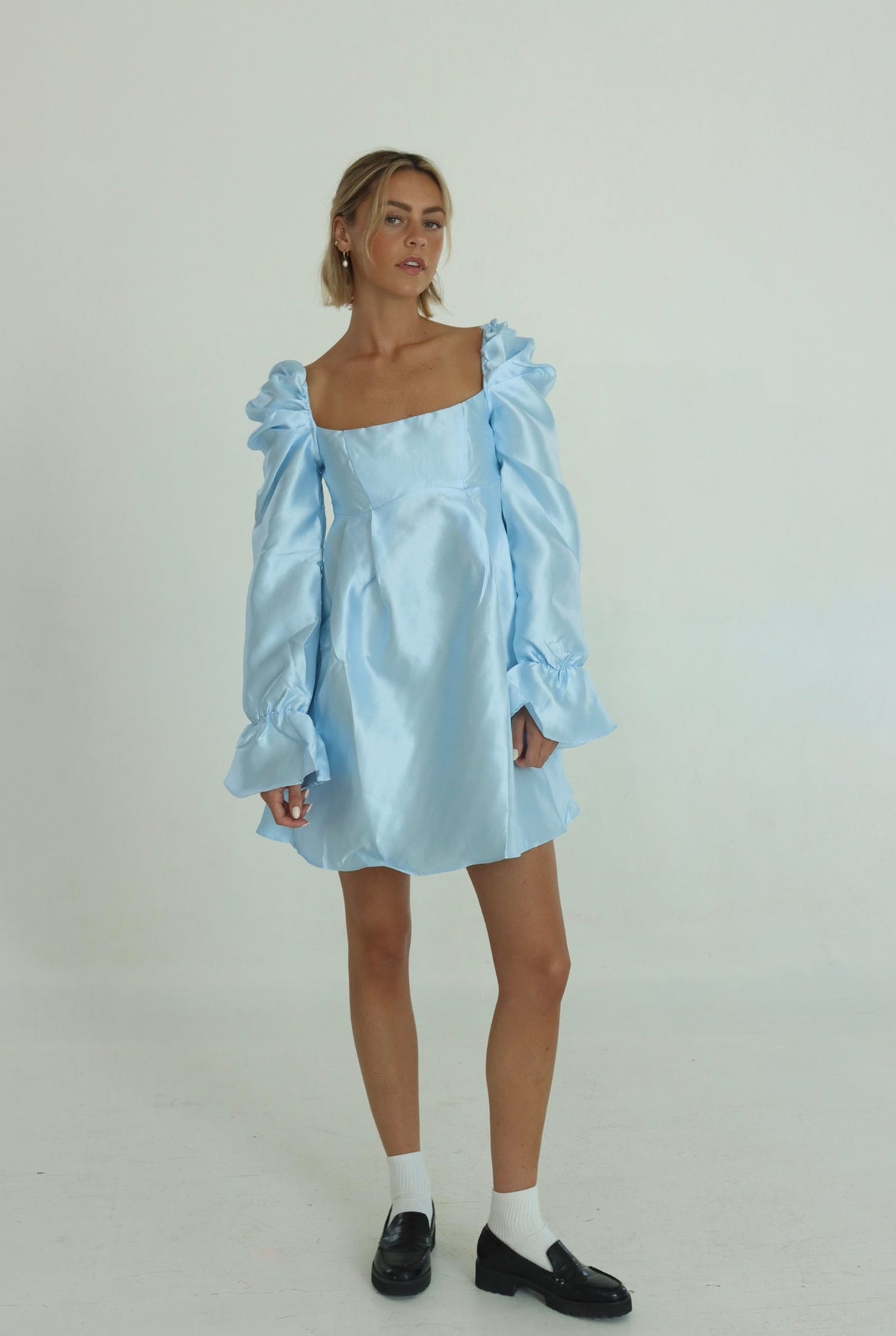 Sunday Sky Baby Bow Dress (FALL RESTOCK PRE-ORDER)