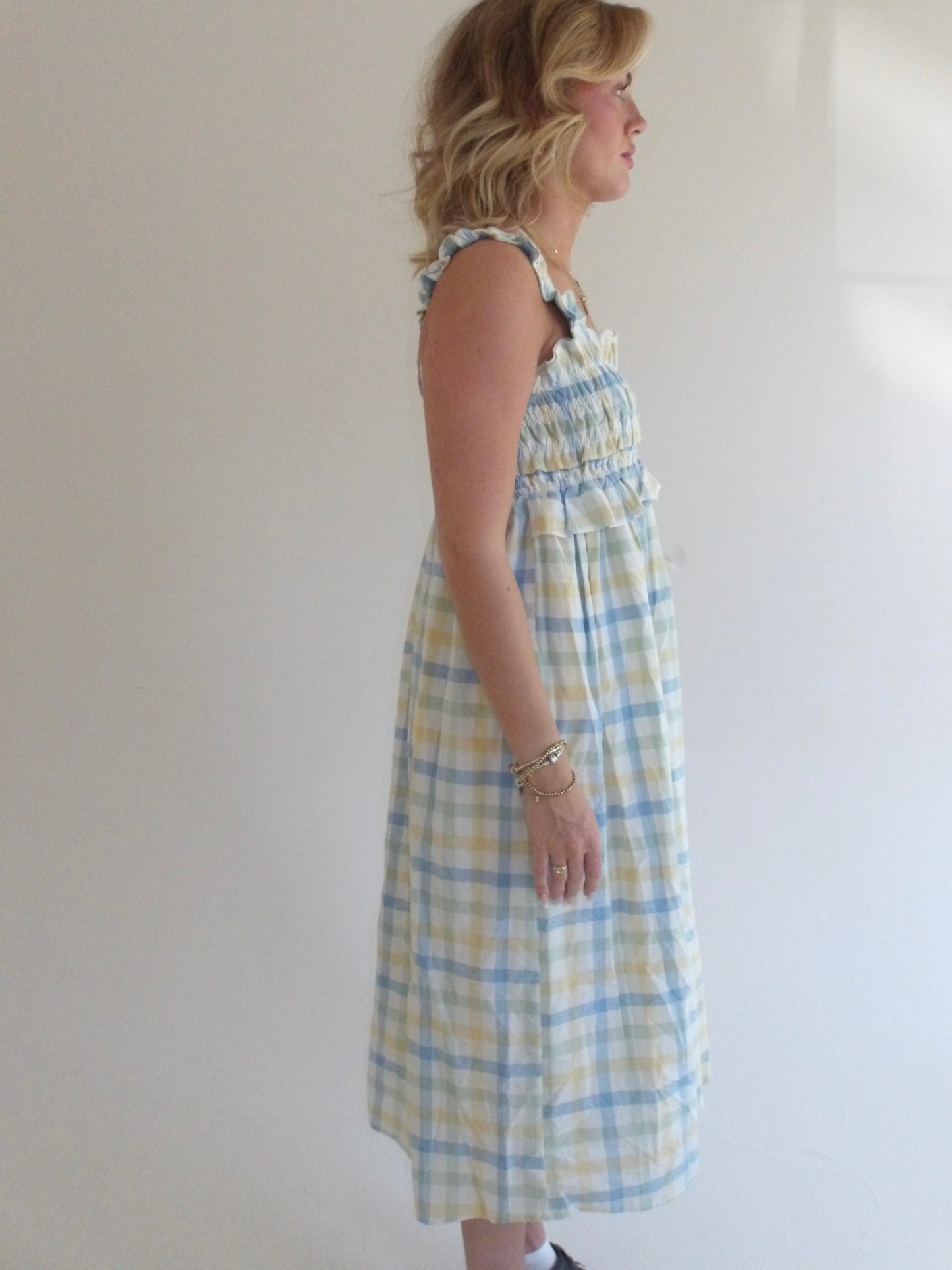 Sunday Gingham Picnic Dress
