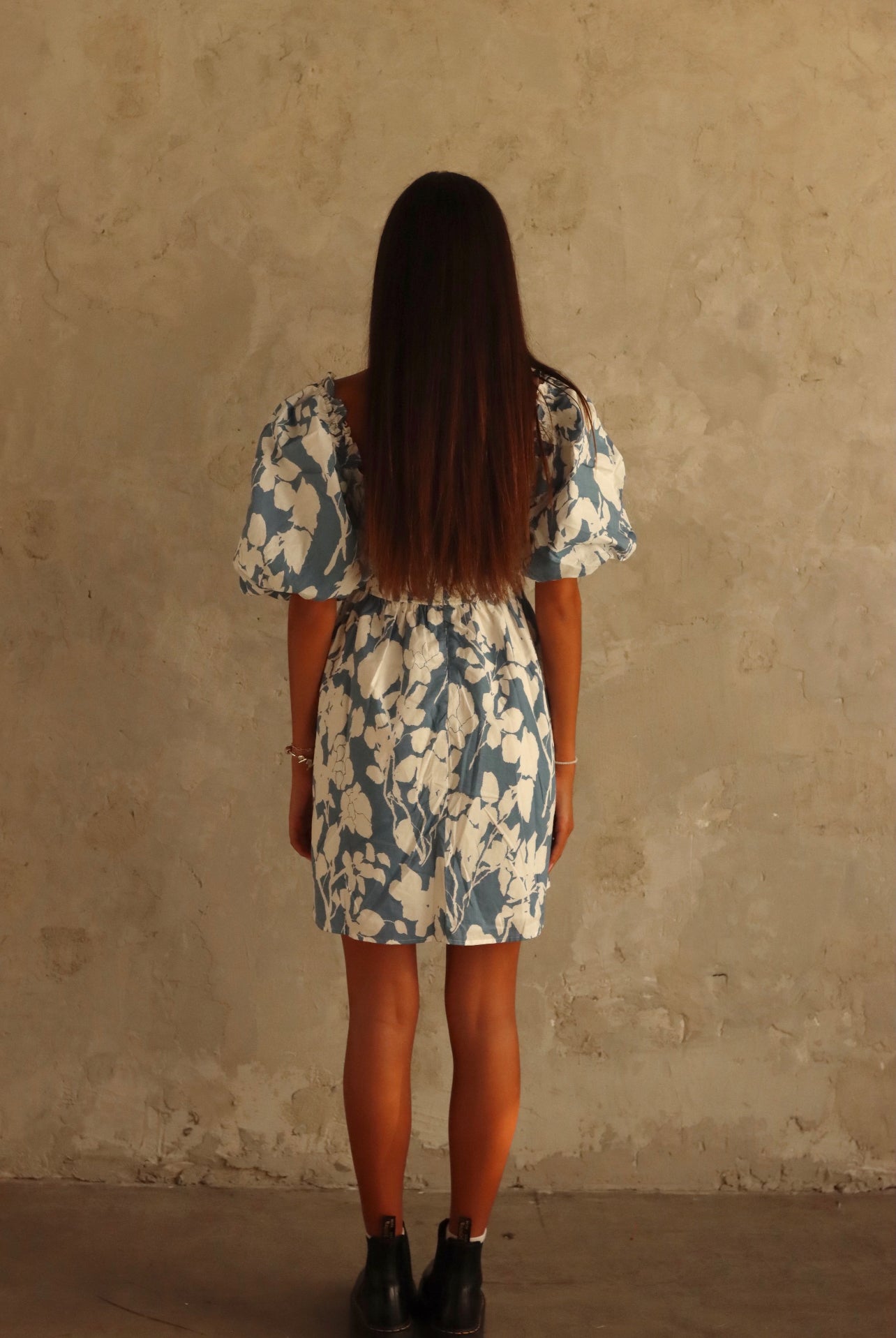 Sunday Blueberry Cream Dress