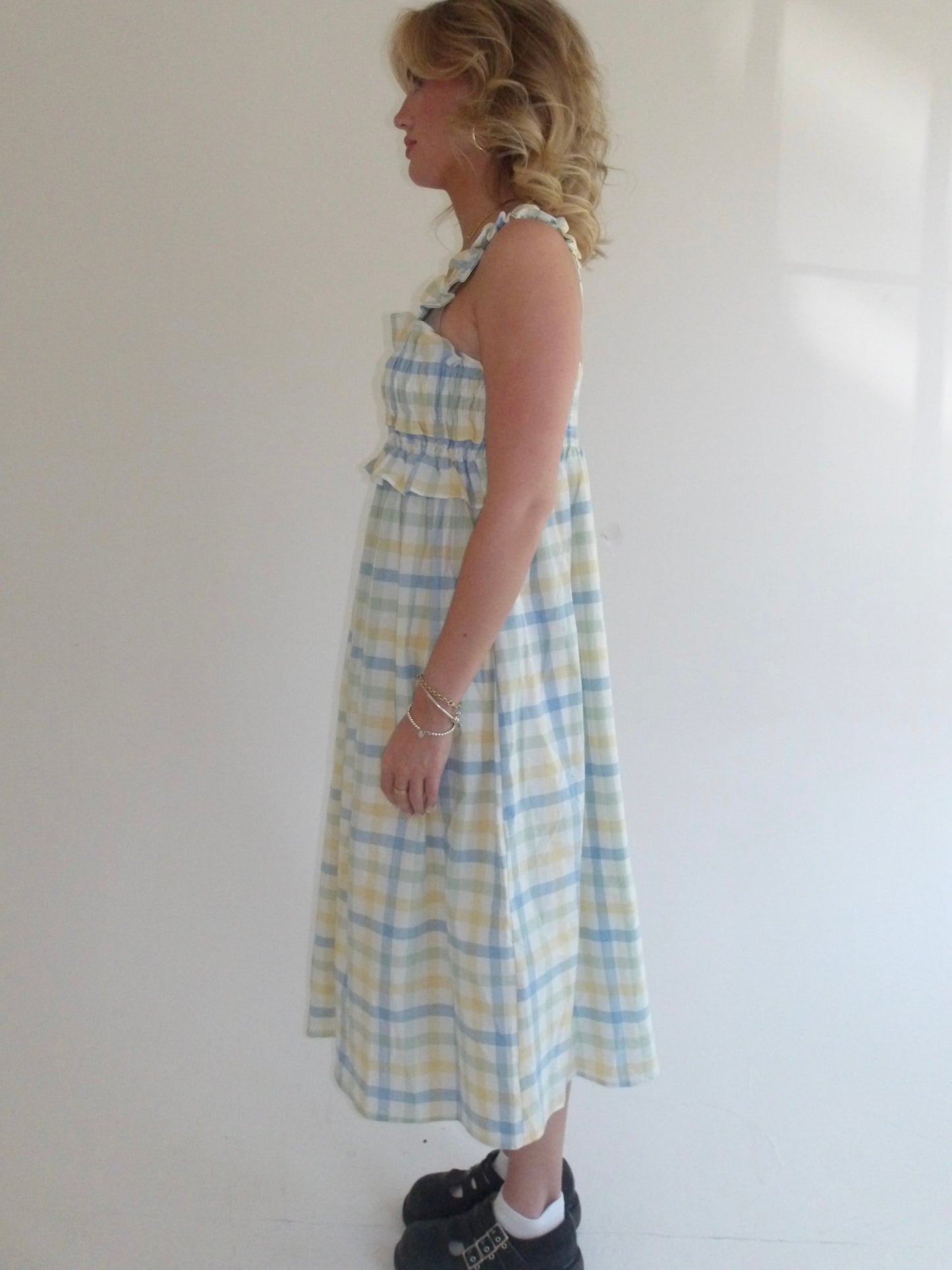 Sunday Gingham Picnic Dress