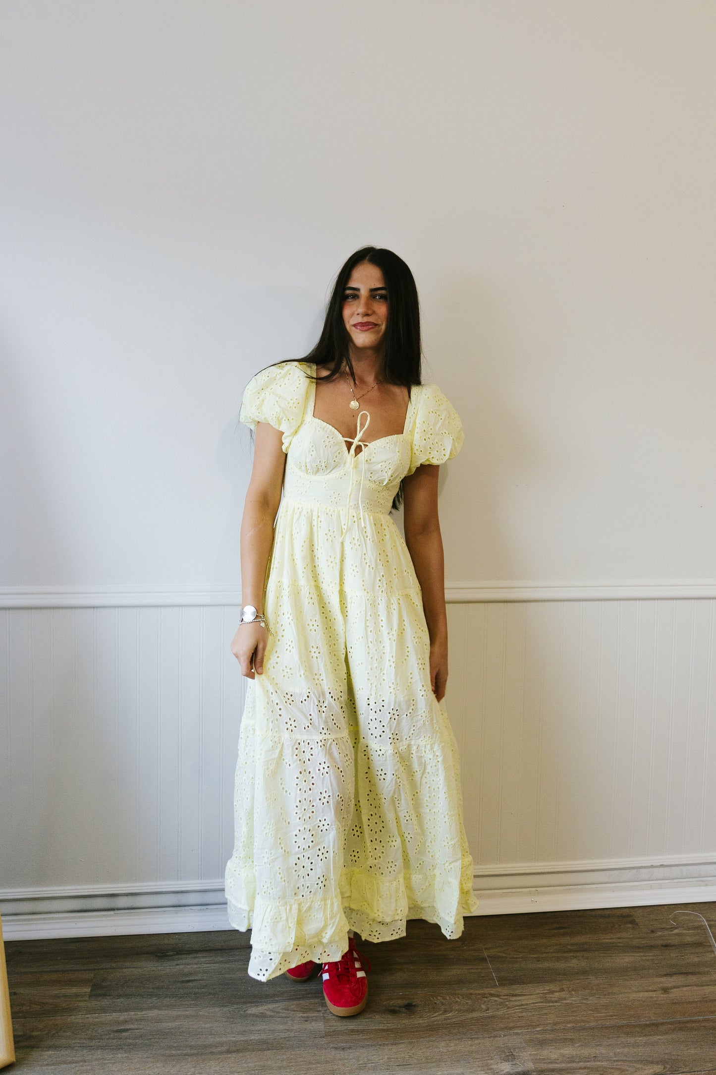 Sunday Lemon Puff Maxi Dress (FALL RESTOCK PRE-ORDER)