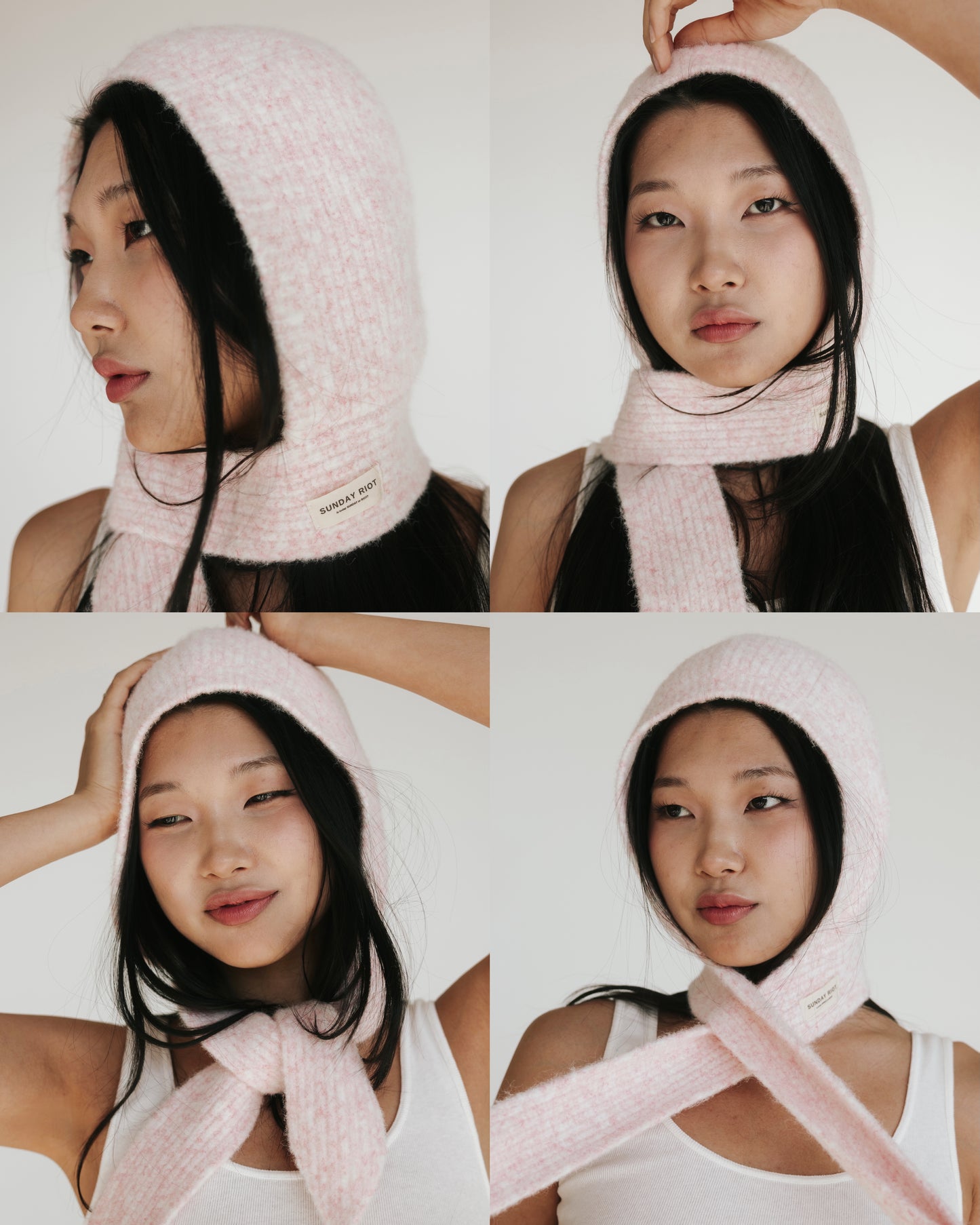 Riot Scarf Balaclava in- Ballerina (FALL RESTOCK PRE-ORDER)