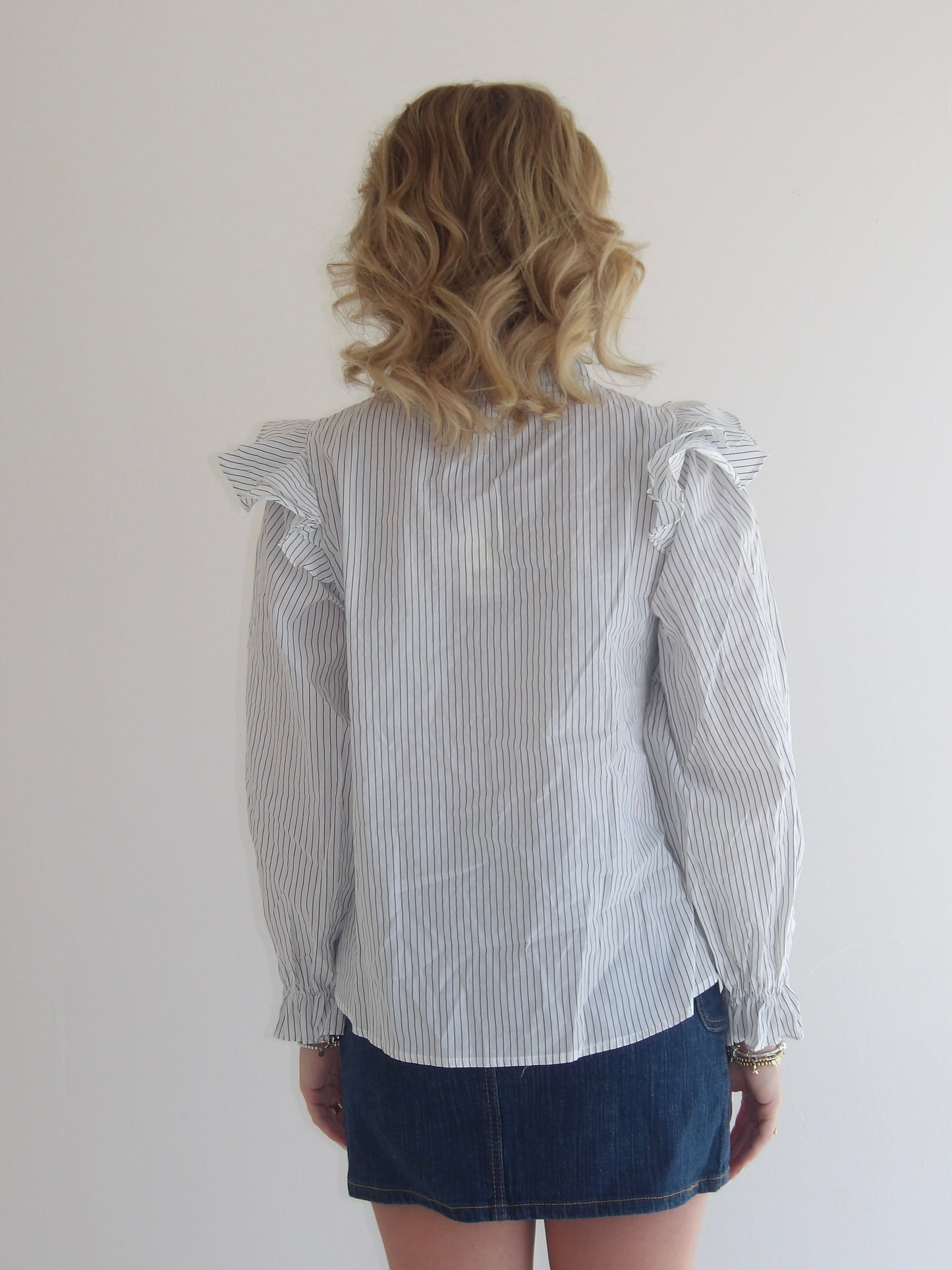Riot Striped Poet Blouse