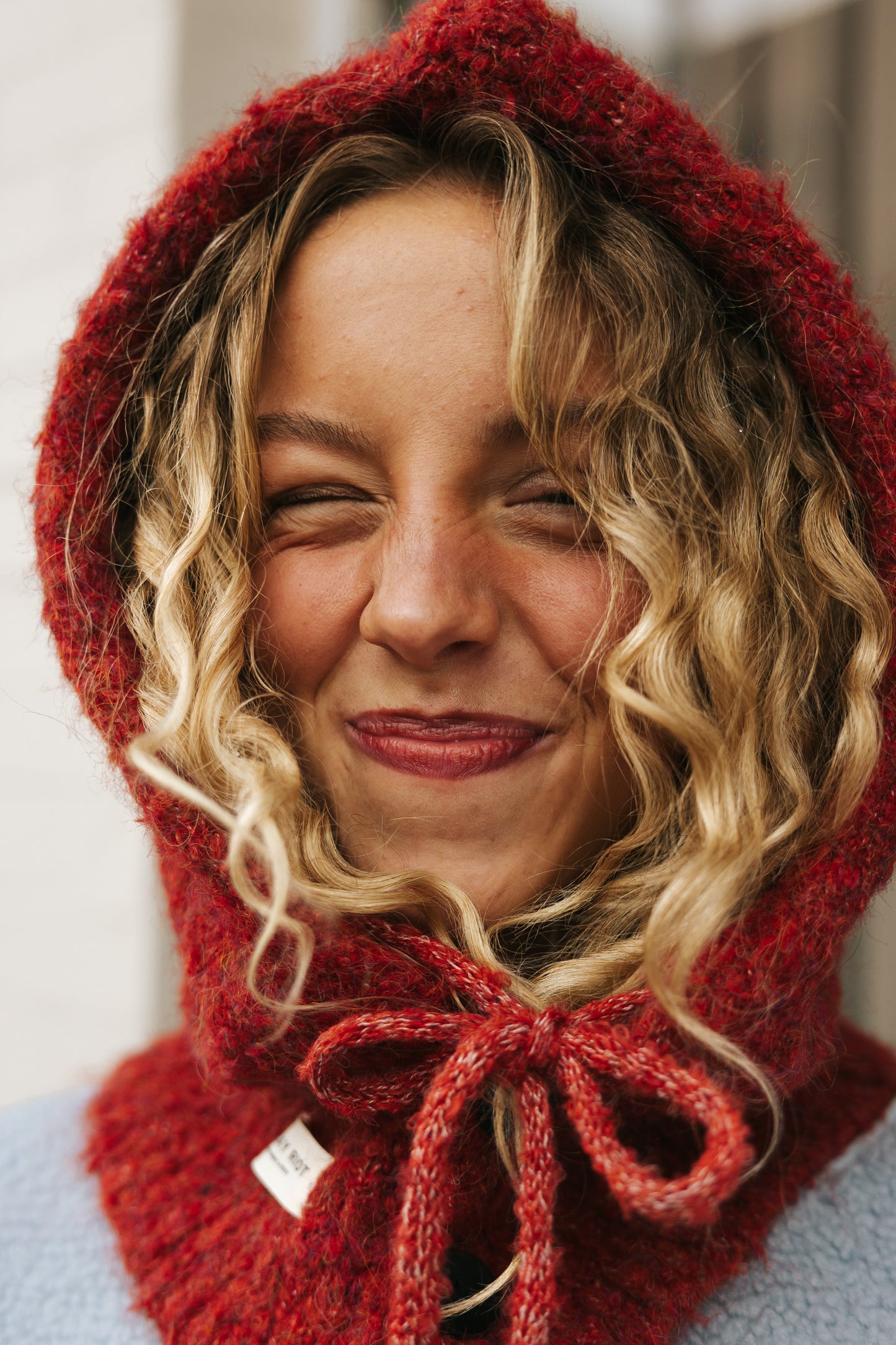 Riot Knit Balaclava in- Cherry (FALL RESTOCK PRE-ORDER)