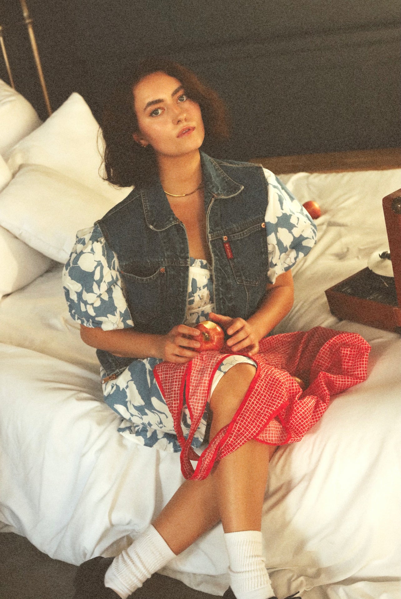 Sunday Blueberry Cream Dress