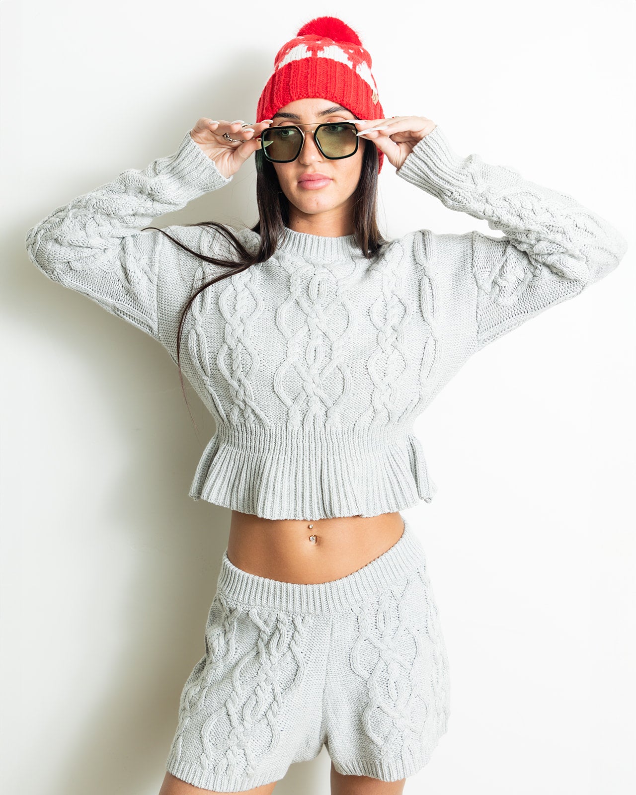Riot Knitted Bunny Sweater Set
