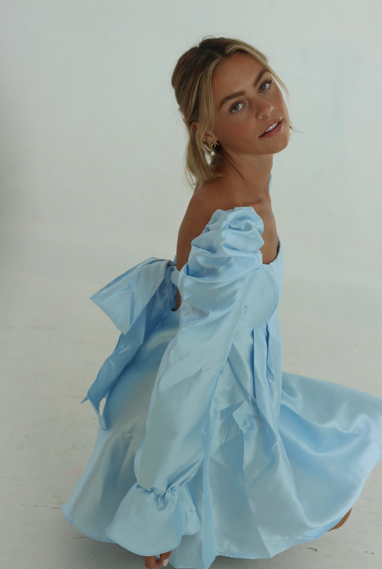 Sunday Sky Baby Bow Dress (FALL RESTOCK PRE-ORDER)