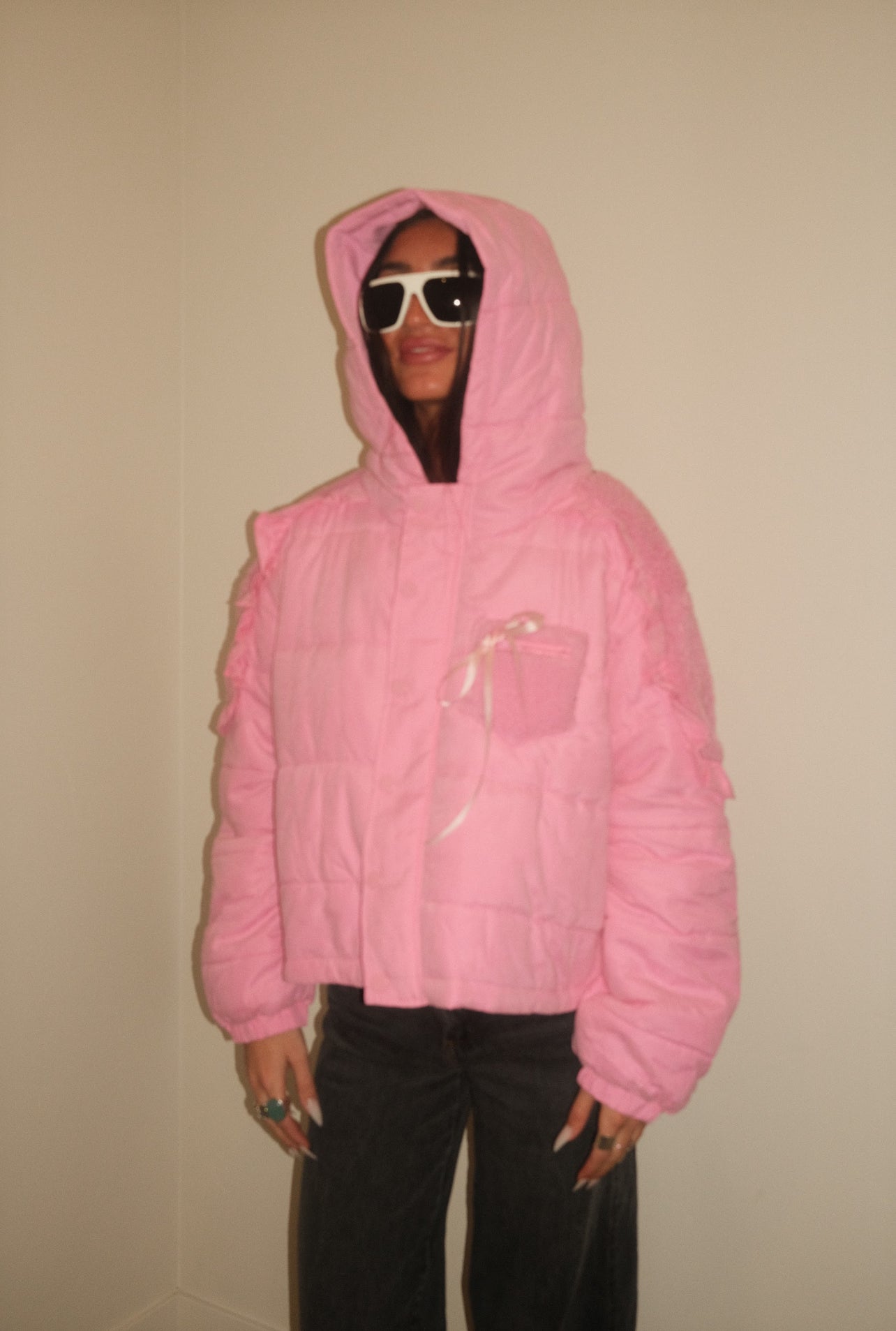 Riot Blushed Puff Jacket