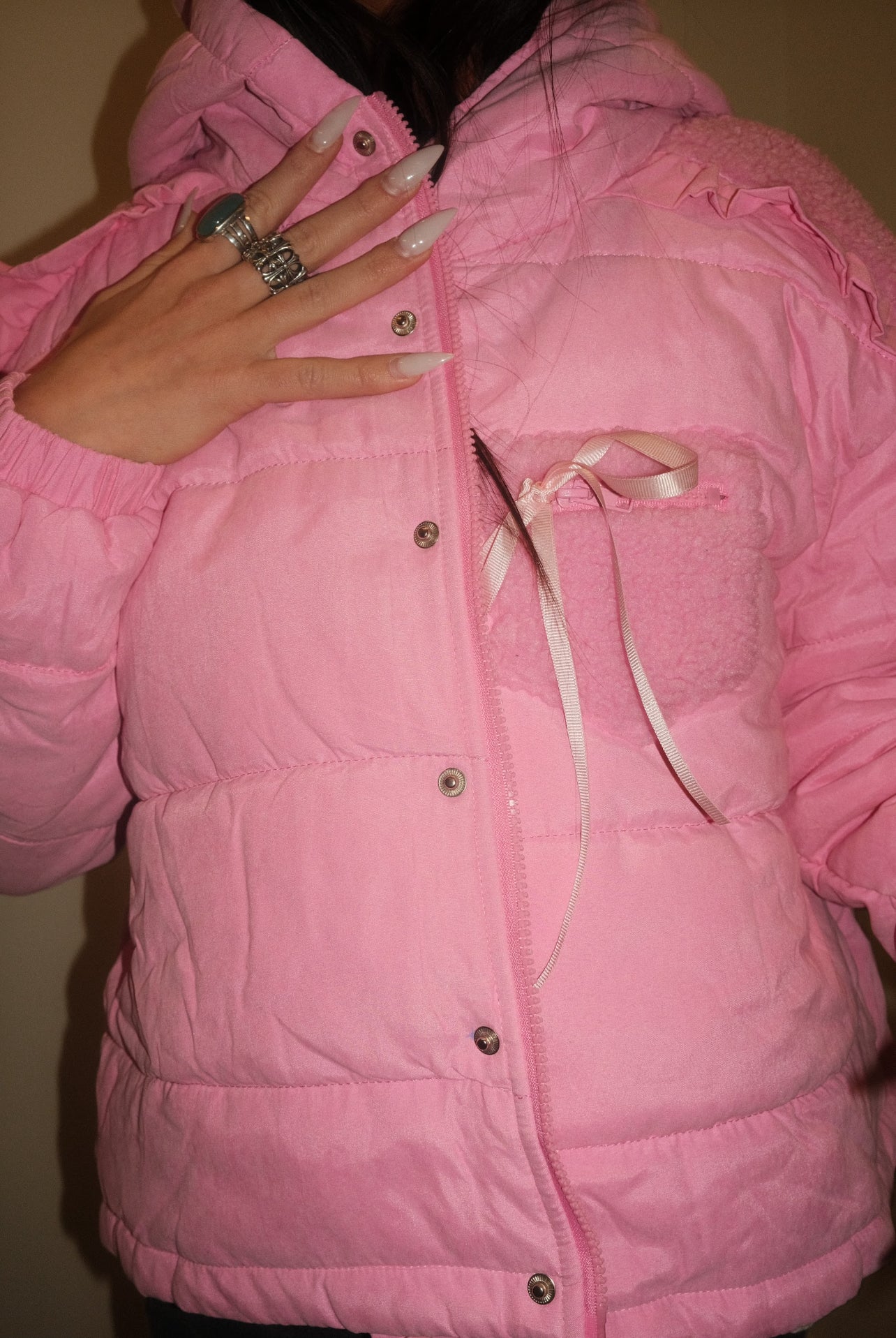 Riot Blushed Puff Jacket