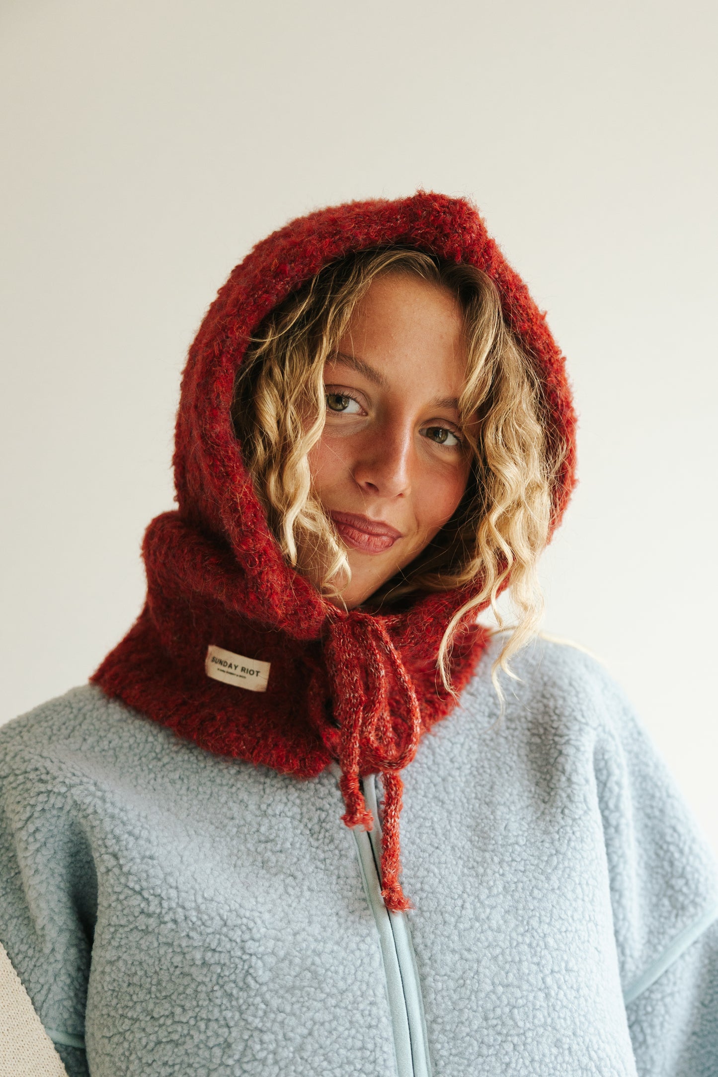 Riot Knit Balaclava in- Cherry (FALL RESTOCK PRE-ORDER)