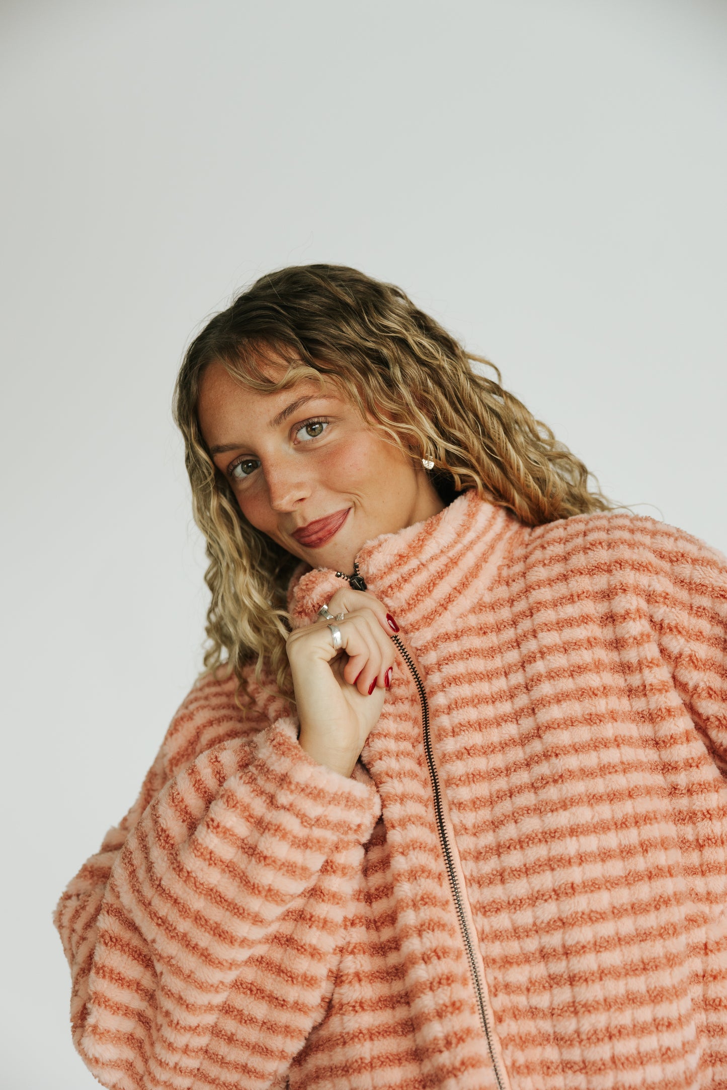 Riot Fuzzy Striped Sherpa (FALL RESTOCK PRE-ORDER)