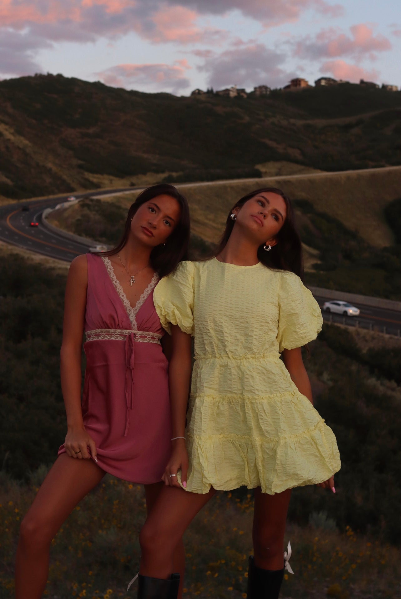 Sunday Berry Lace Dress