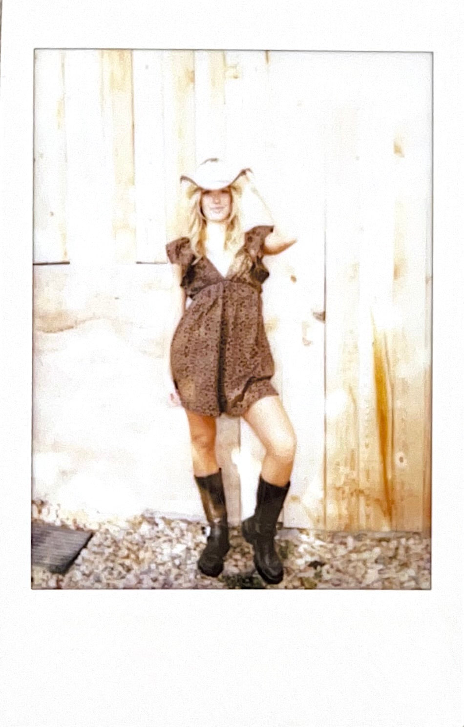 Sunday Hazelnut Flutter Dress