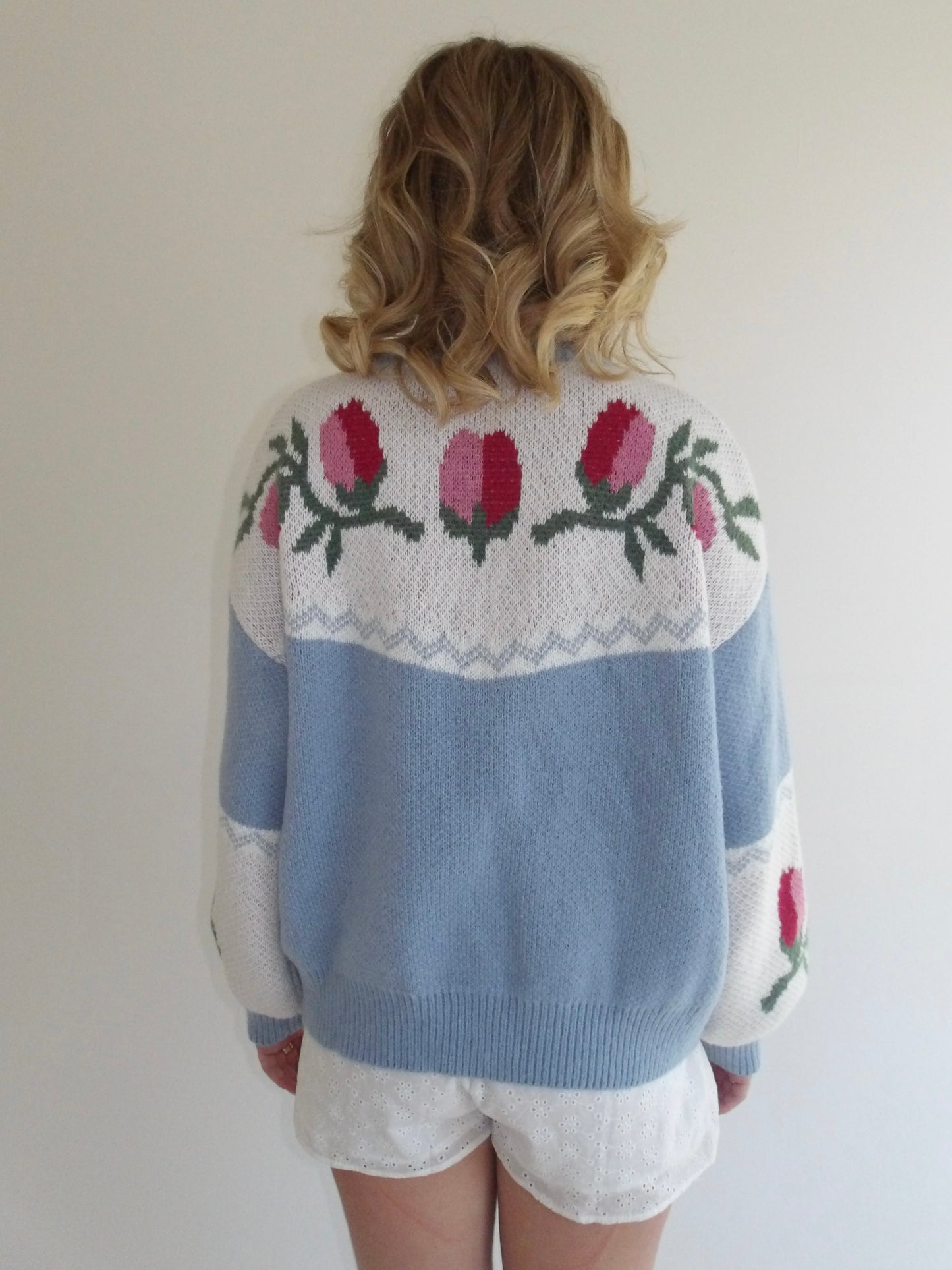 Riot Slouchy Girl Sweater in Tulip