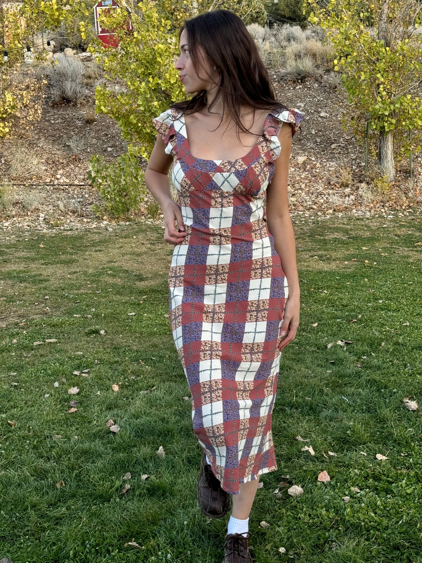 Sunday Patched Petals Dress