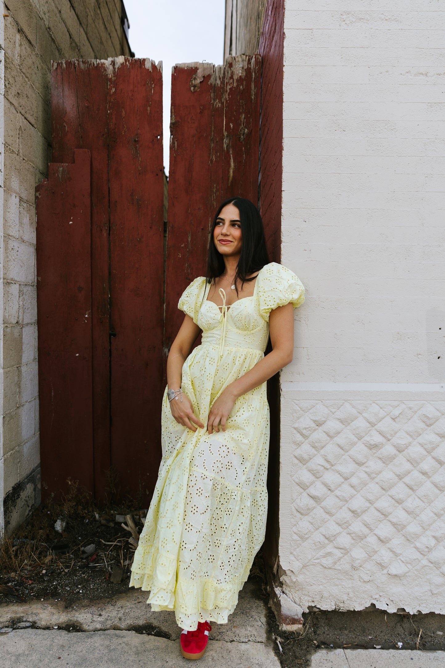 Sunday Lemon Puff Maxi Dress (FALL RESTOCK PRE-ORDER)