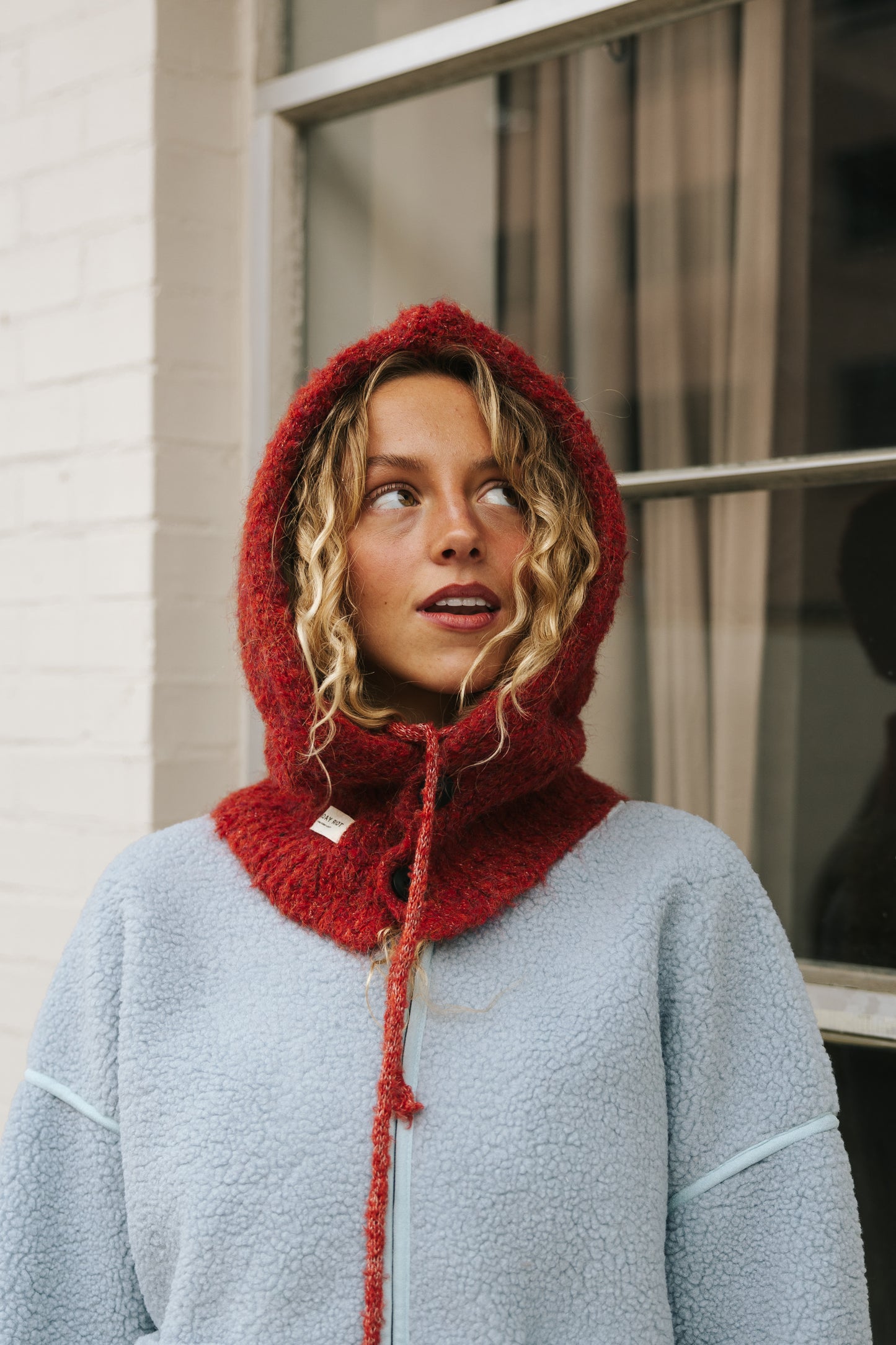 Riot Knit Balaclava in- Cherry (FALL RESTOCK PRE-ORDER)