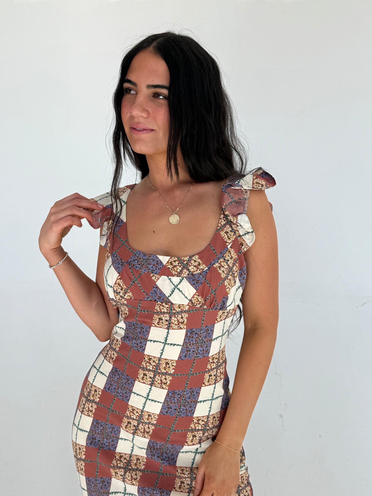 Sunday Patched Petals Dress