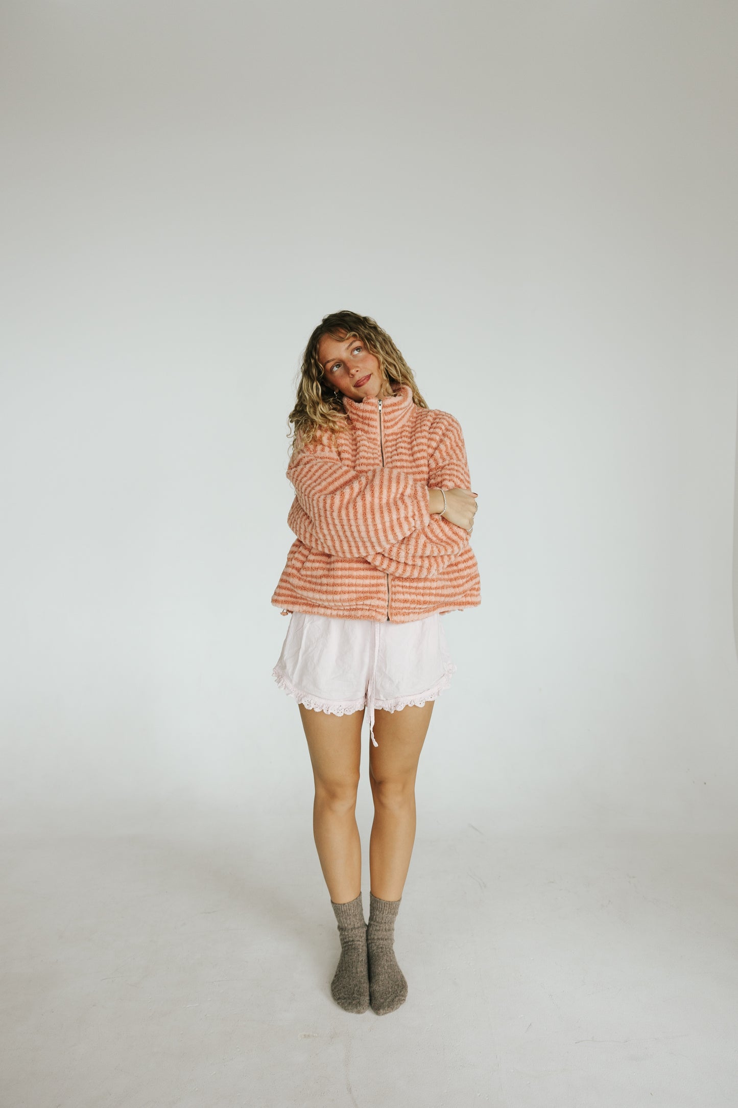 Riot Fuzzy Striped Sherpa (FALL RESTOCK PRE-ORDER)