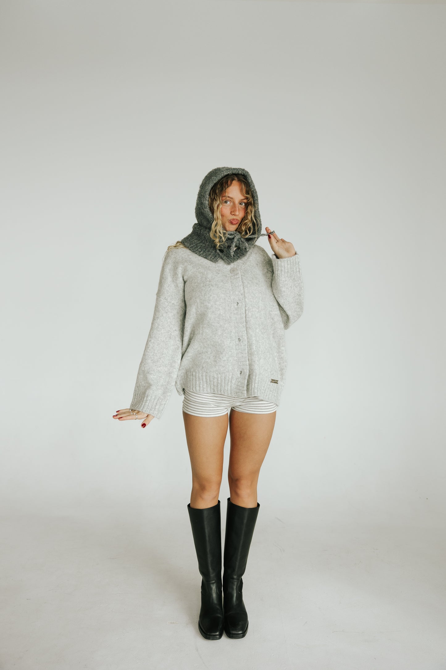 Riot Knit Balaclava in- Ash (RESTOCK FALL PRE-ORDER)