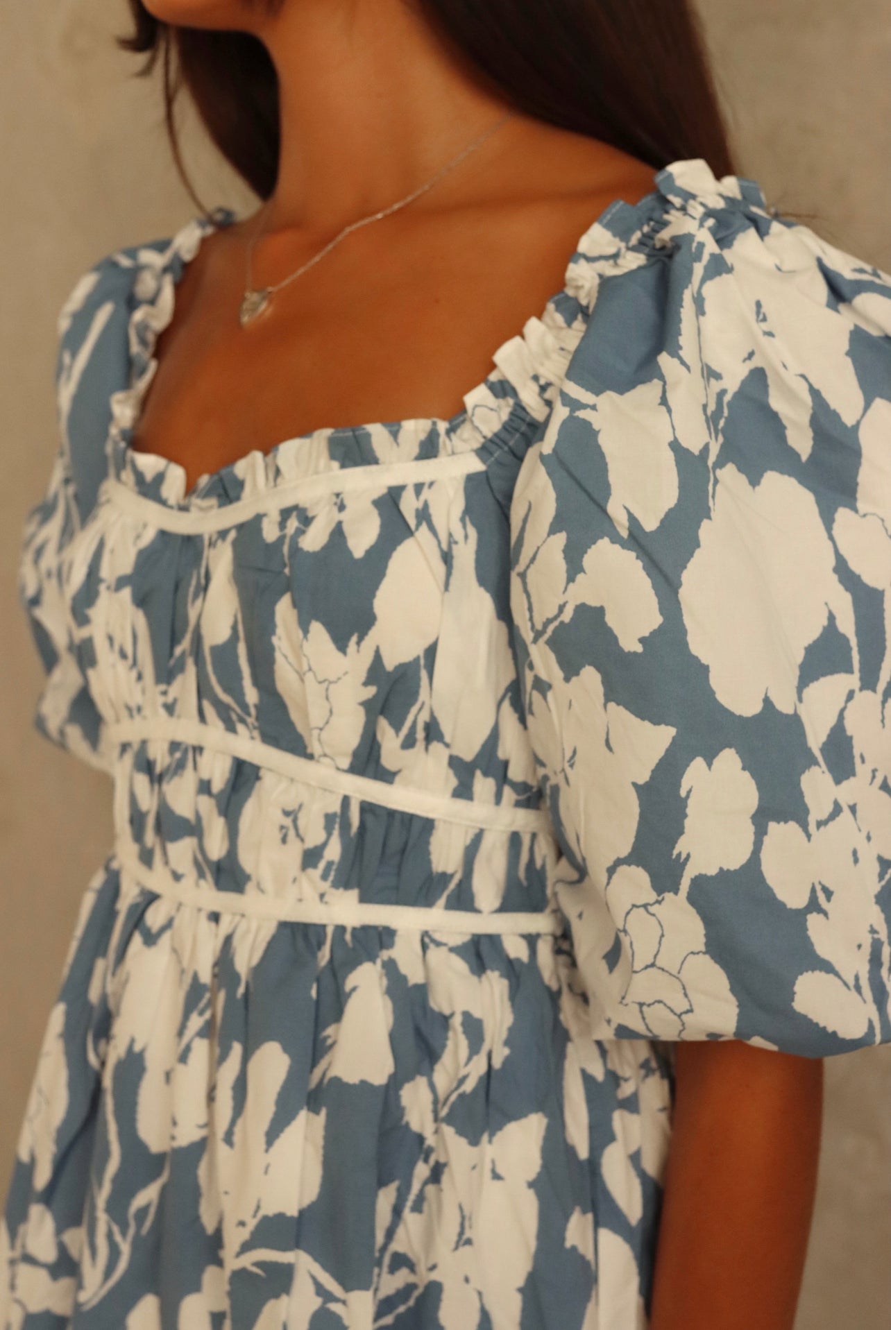 Sunday Blueberry Cream Dress