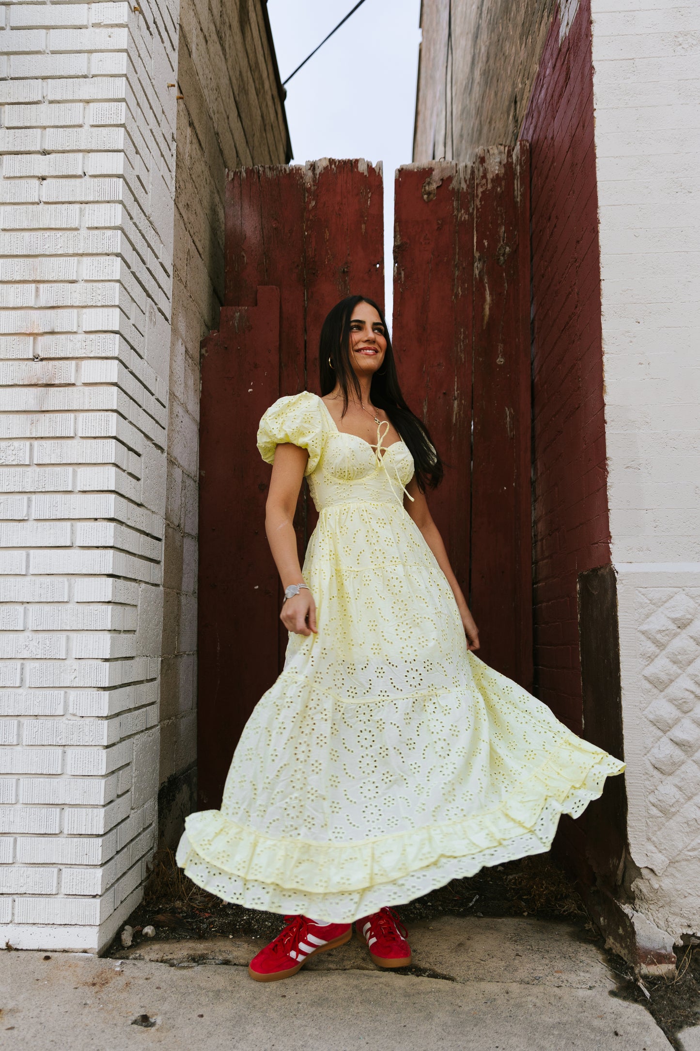 Sunday Lemon Puff Maxi Dress (FALL RESTOCK PRE-ORDER)