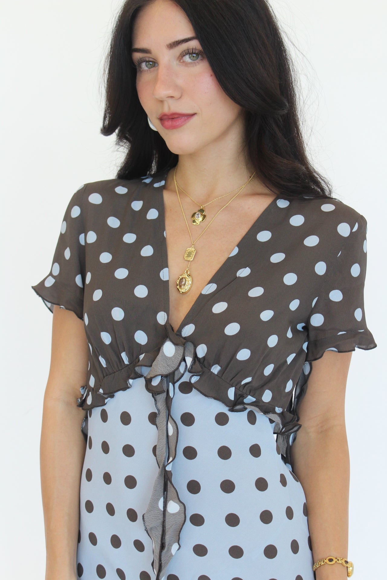 The Sunday Chocodot Maxi Dress