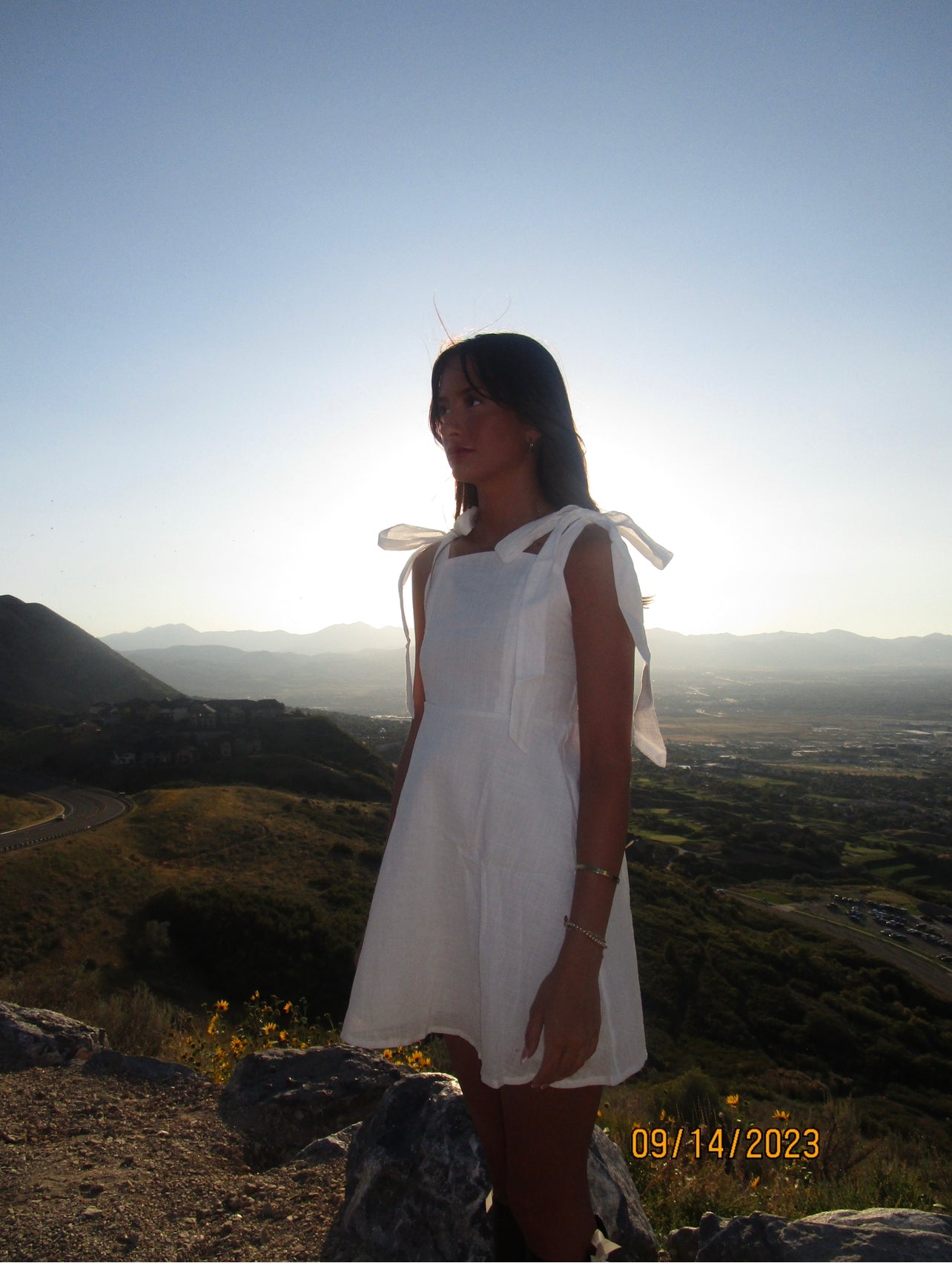 Sunday Bow Cloud Dress