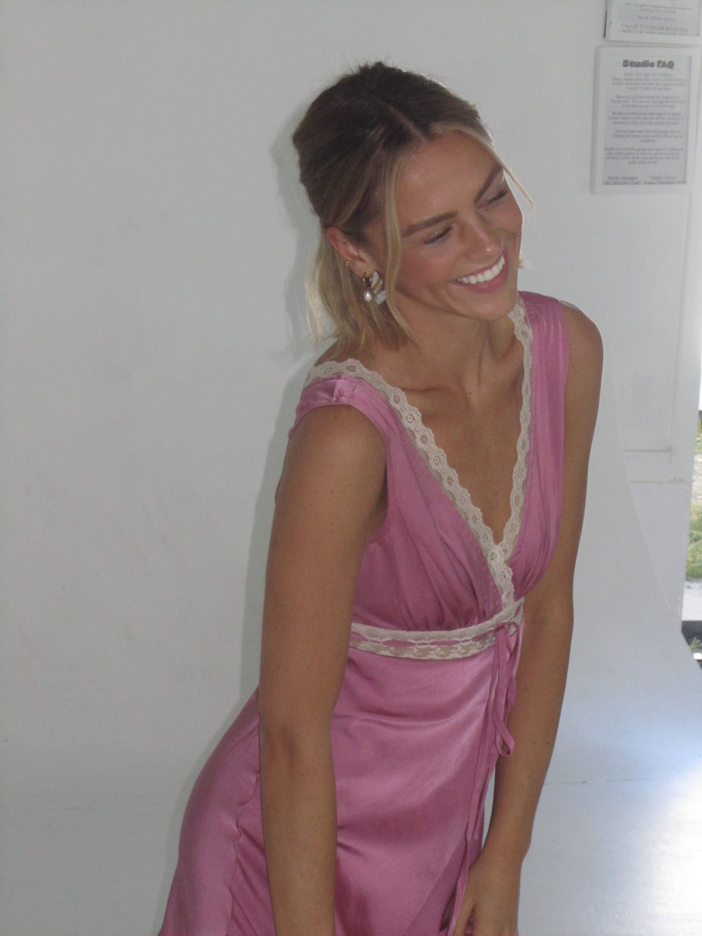 Sunday Berry Lace Dress