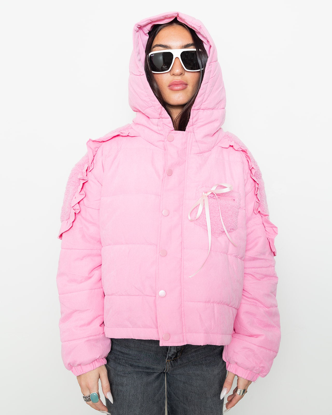 Riot Blushed Puff Jacket