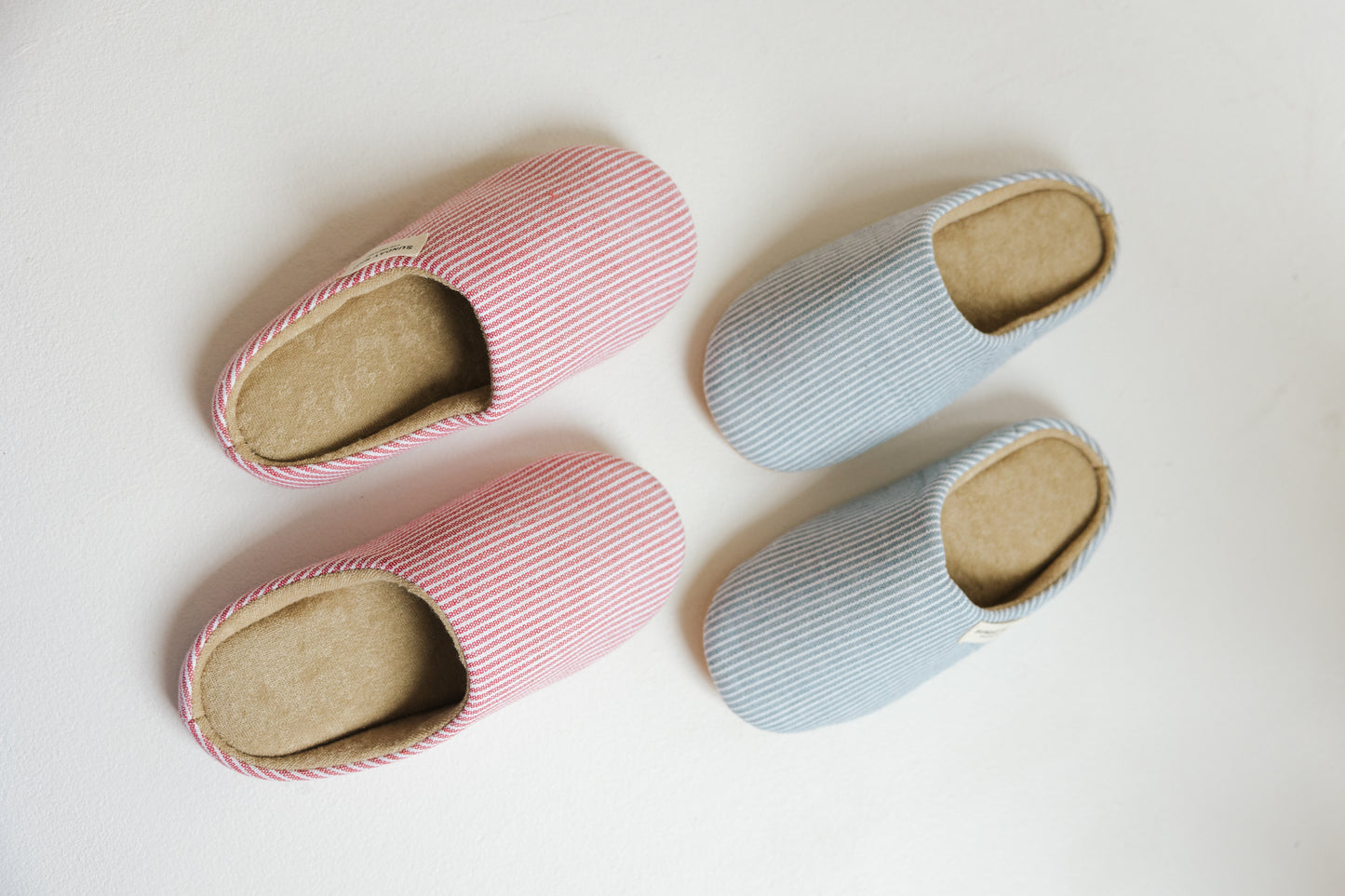 Riot Micro Stripped Slippers in- Blueberry (FALL RESTOCK PRE-ORDER)