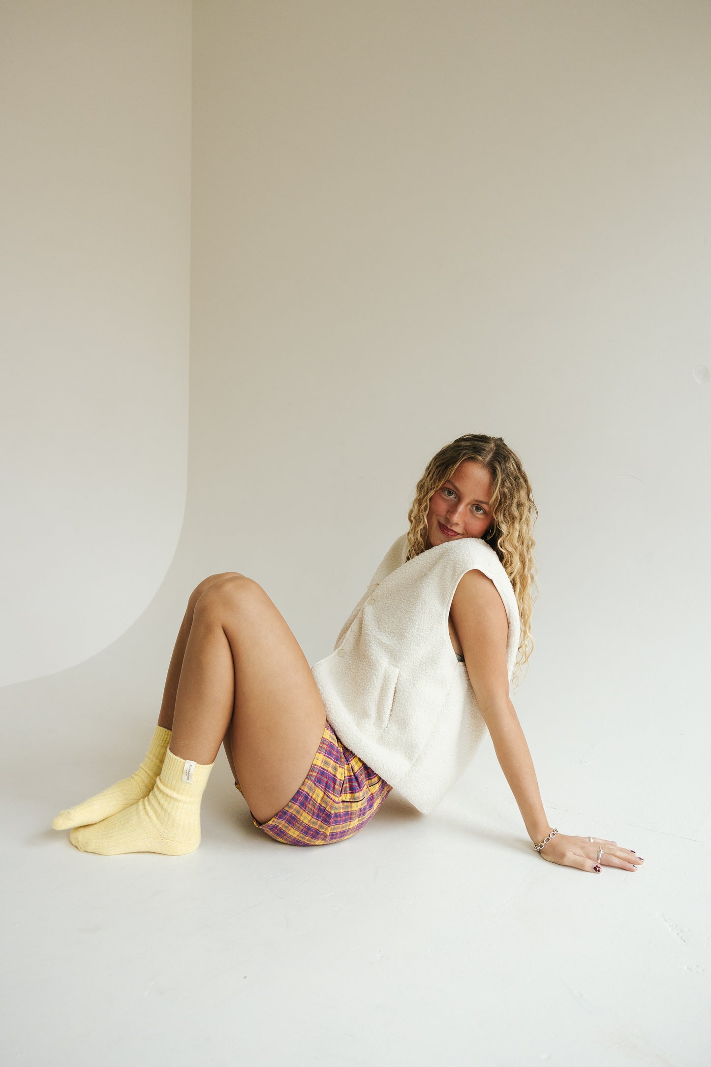 Riot Pastel Club Socks in- Butter (FALL RESTOCK PRE-ORDER)