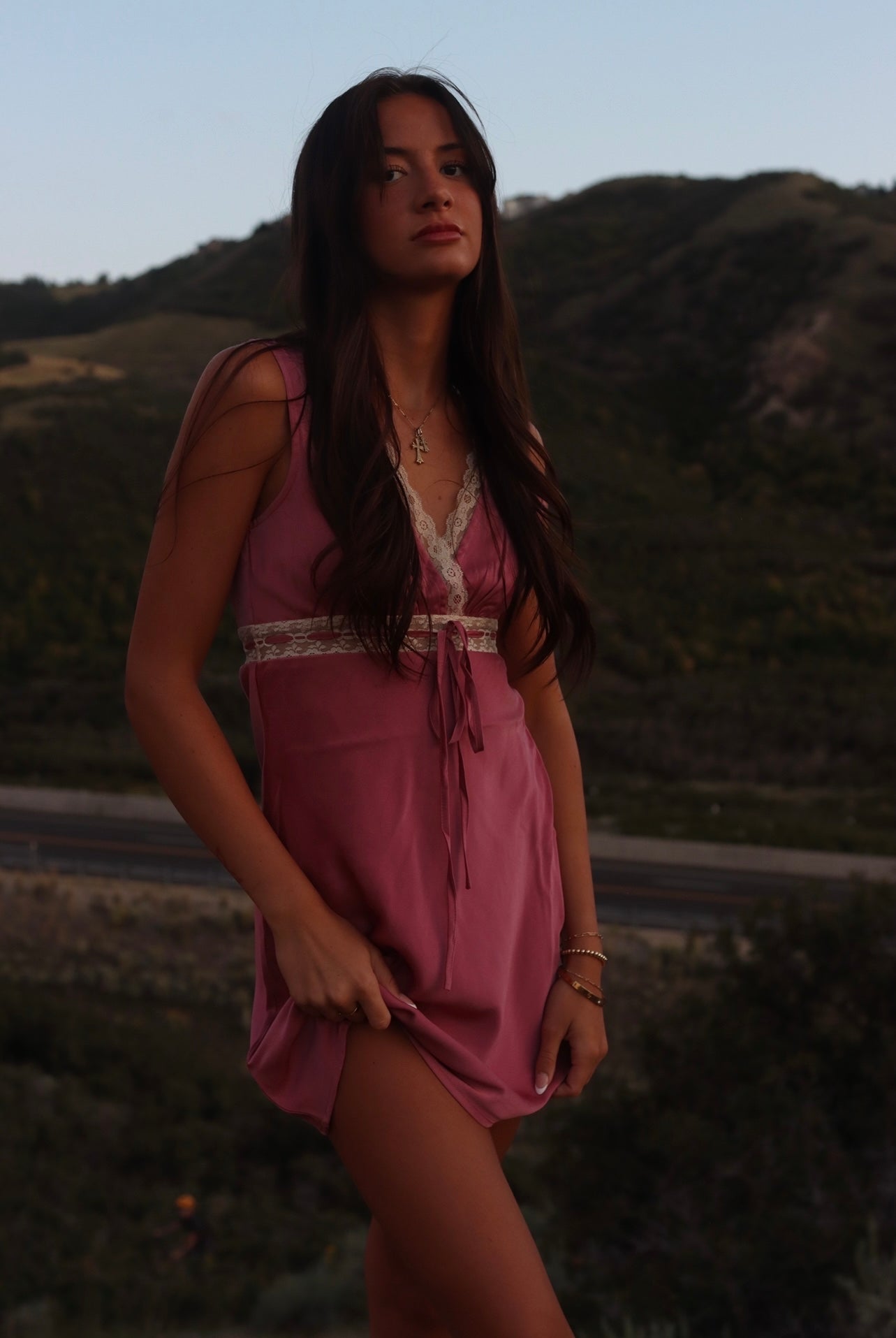 Sunday Berry Lace Dress