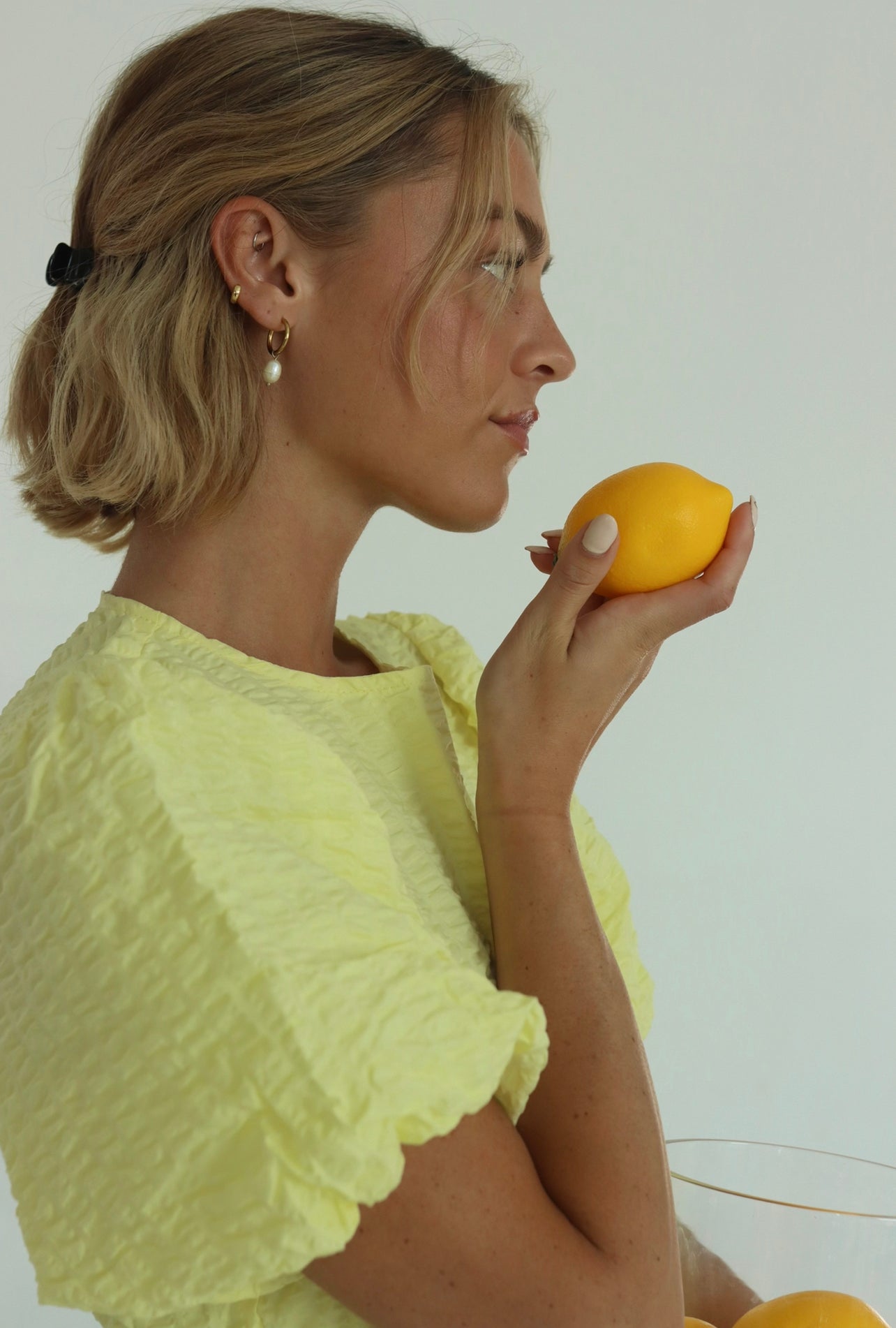 Sunday Lemon Puff Dress (Restock)